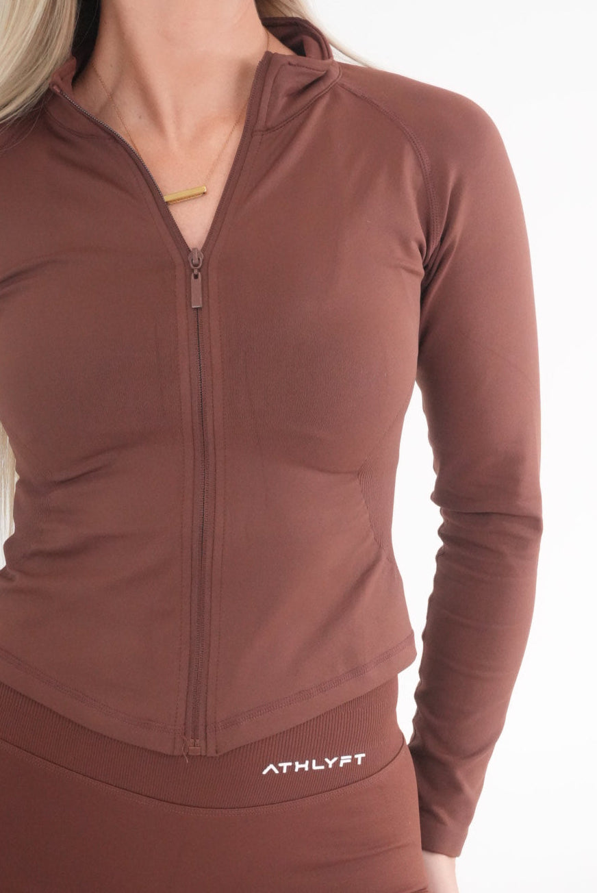 Core Zip Jacket - Cocoa