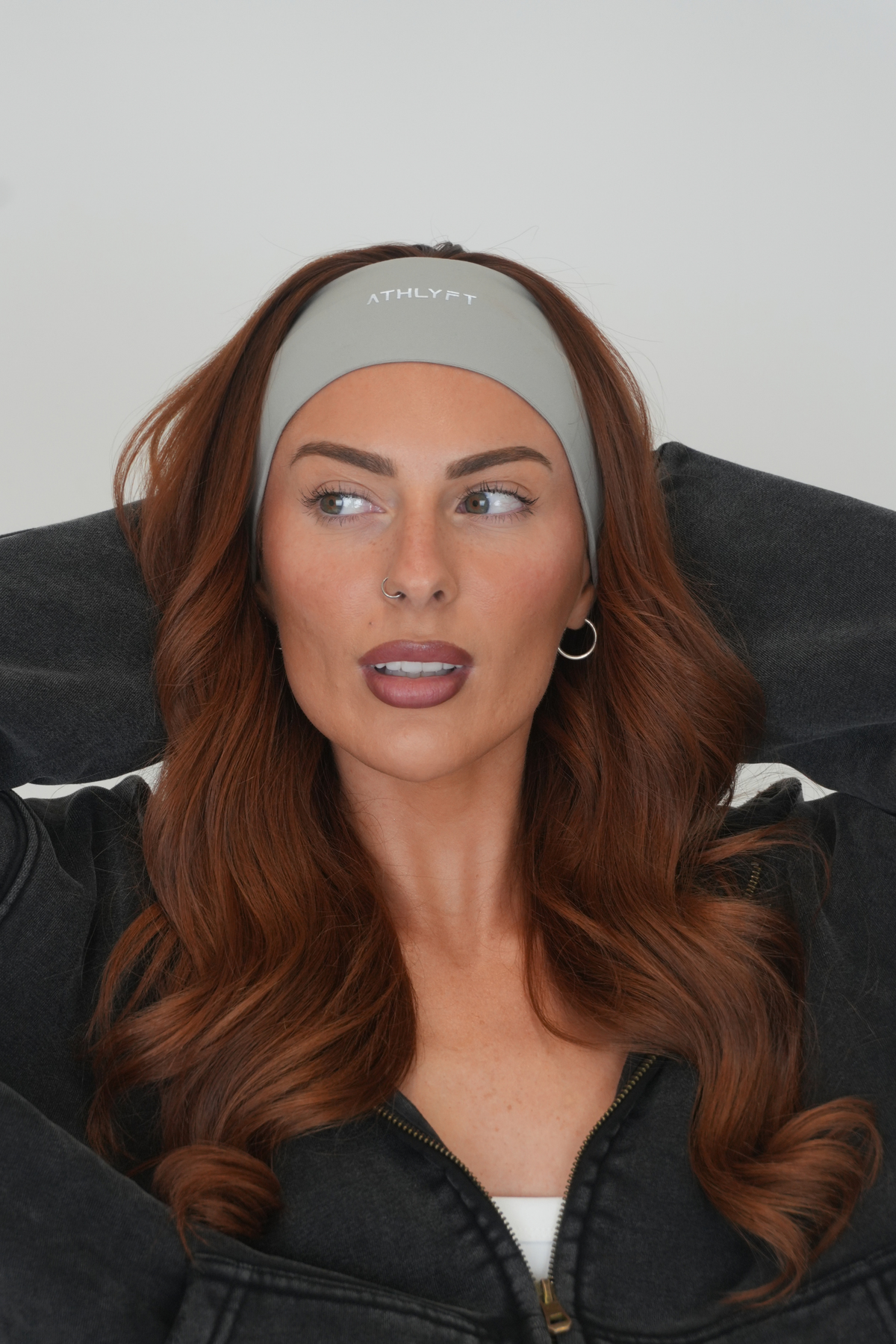 Everyday Wide Headband - Ice Grey