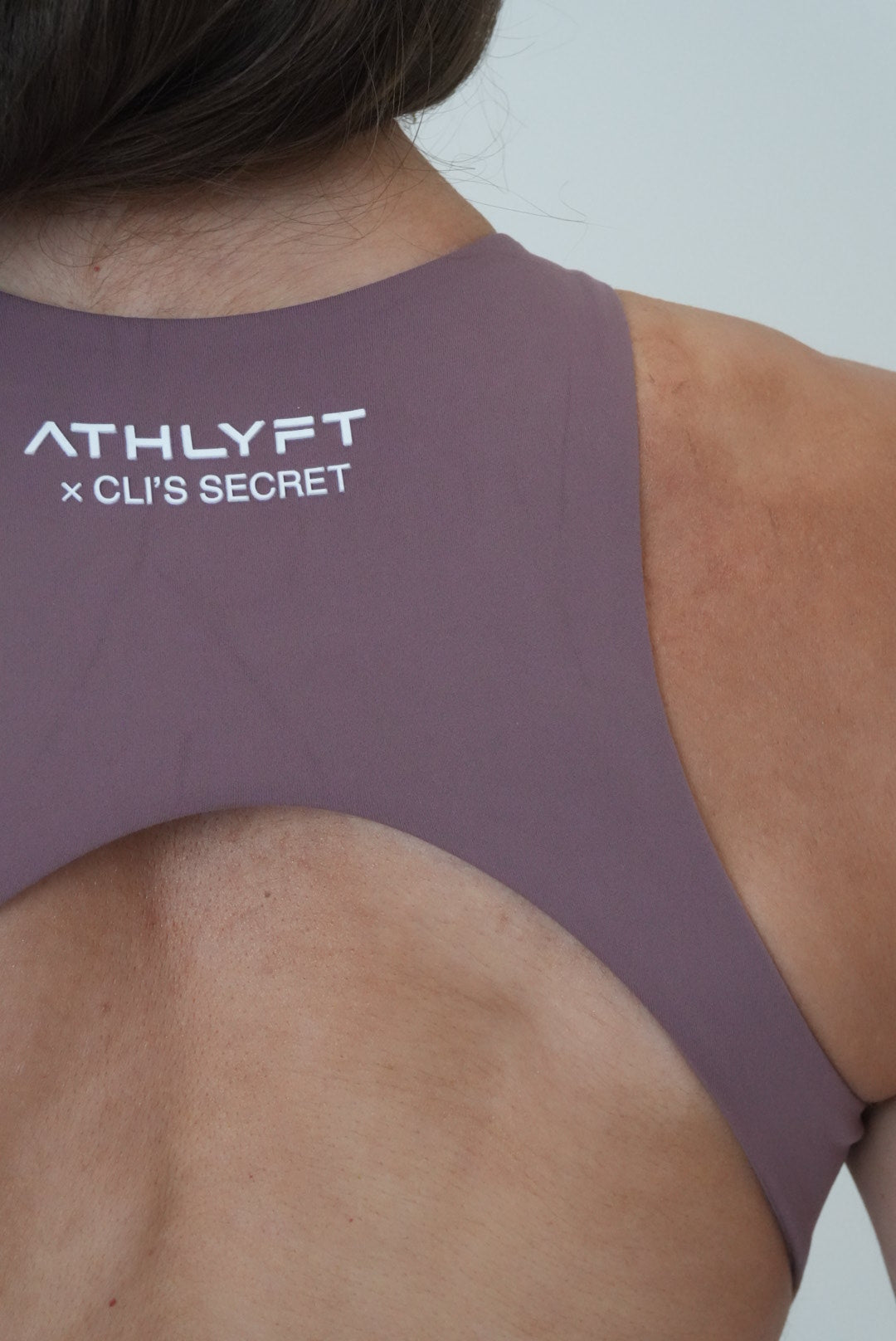 ATHLYFT x Cli's Secret High Neck Bra - Rosewood