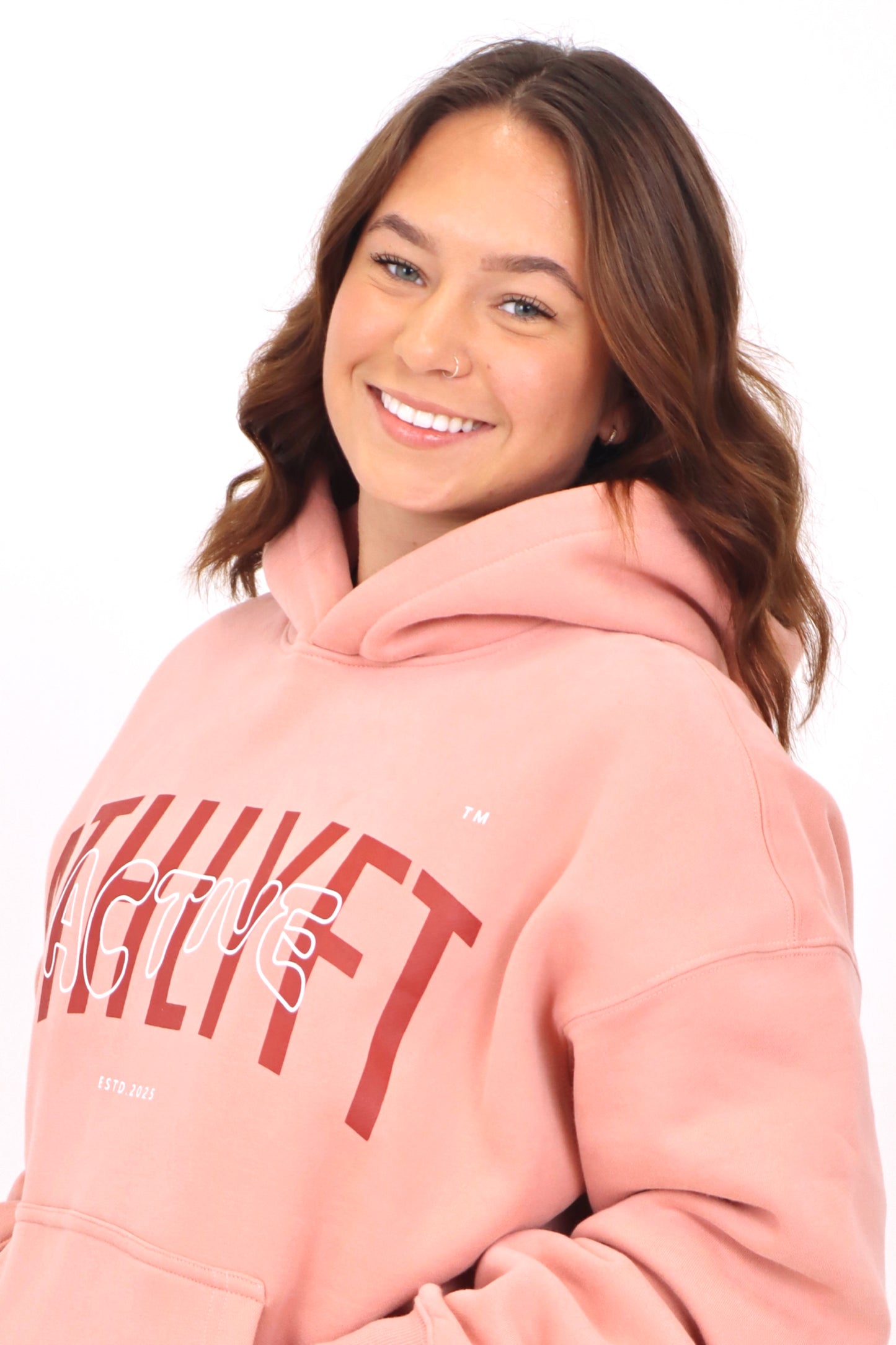 Limited Edition Mid-Weight Oversized Hoodie - Soft Rose