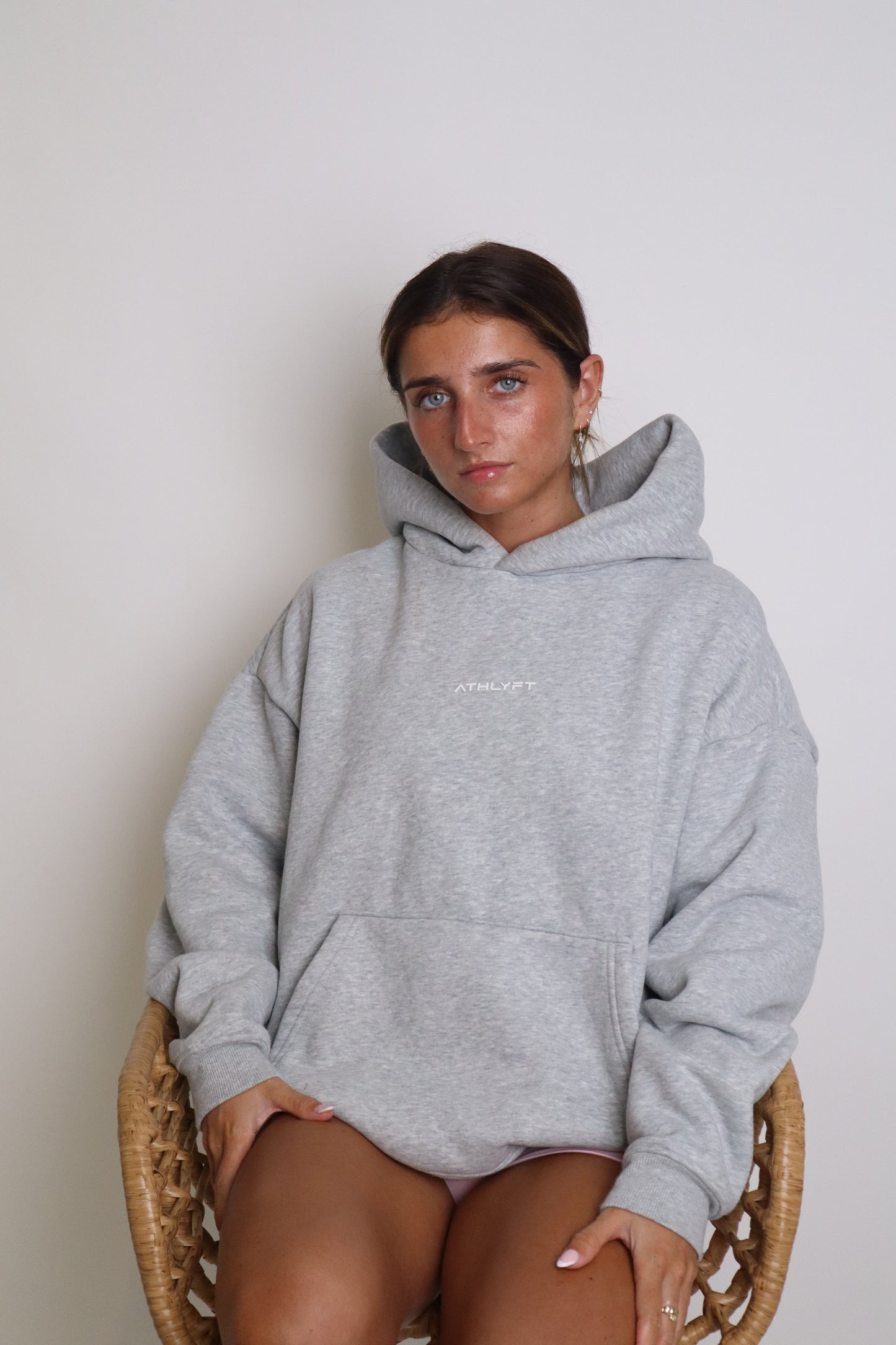 Oversized Heavyweight Hoodie - Grey