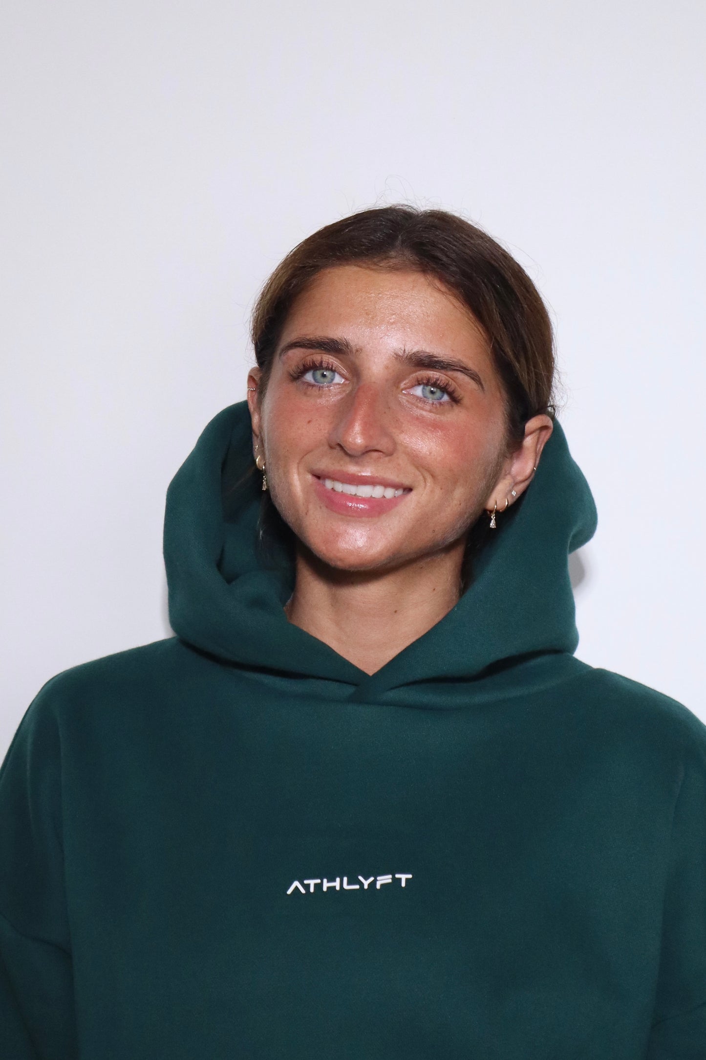 Oversized Heavyweight Hoodie - Forest Green