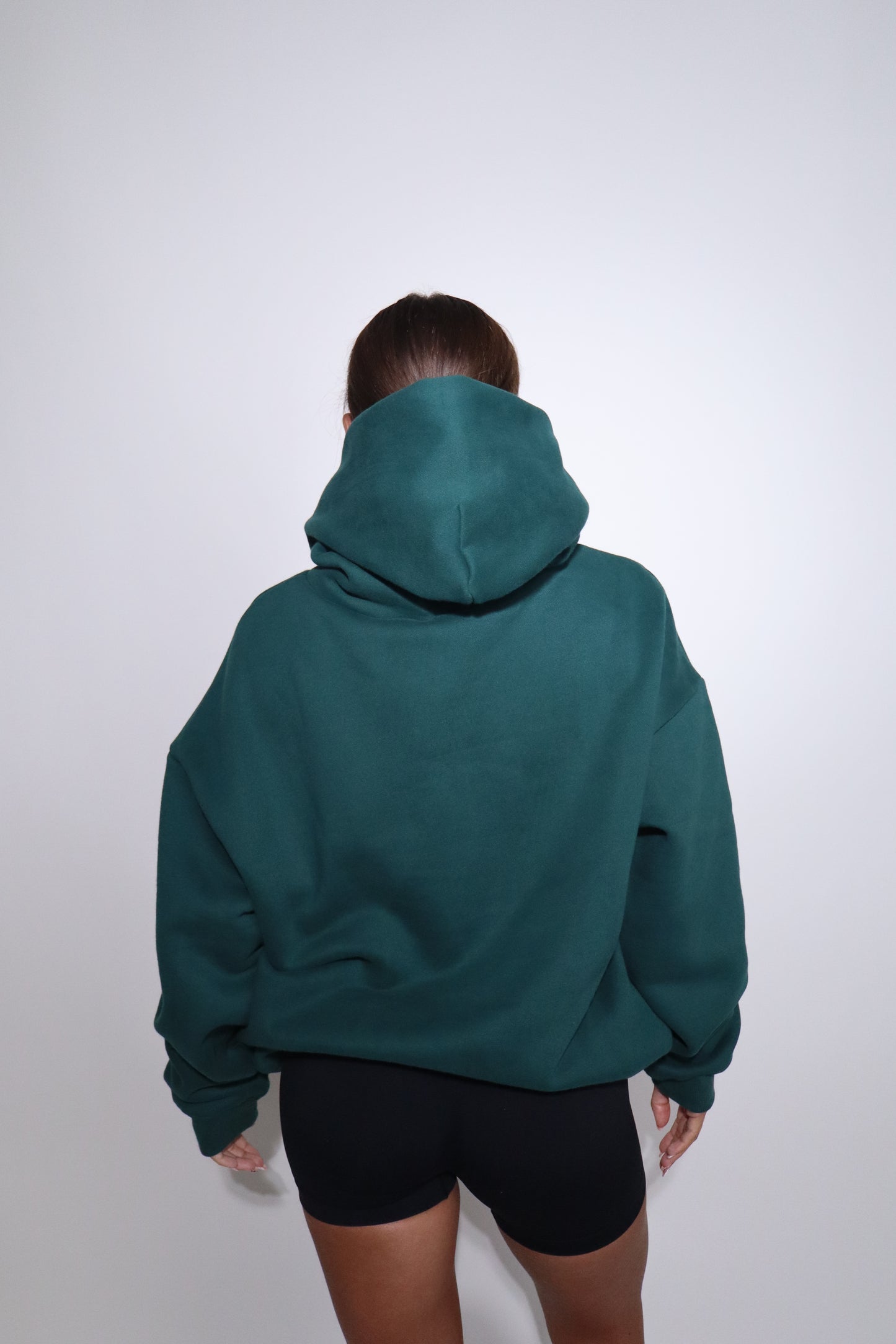 Oversized Heavyweight Hoodie - Forest Green