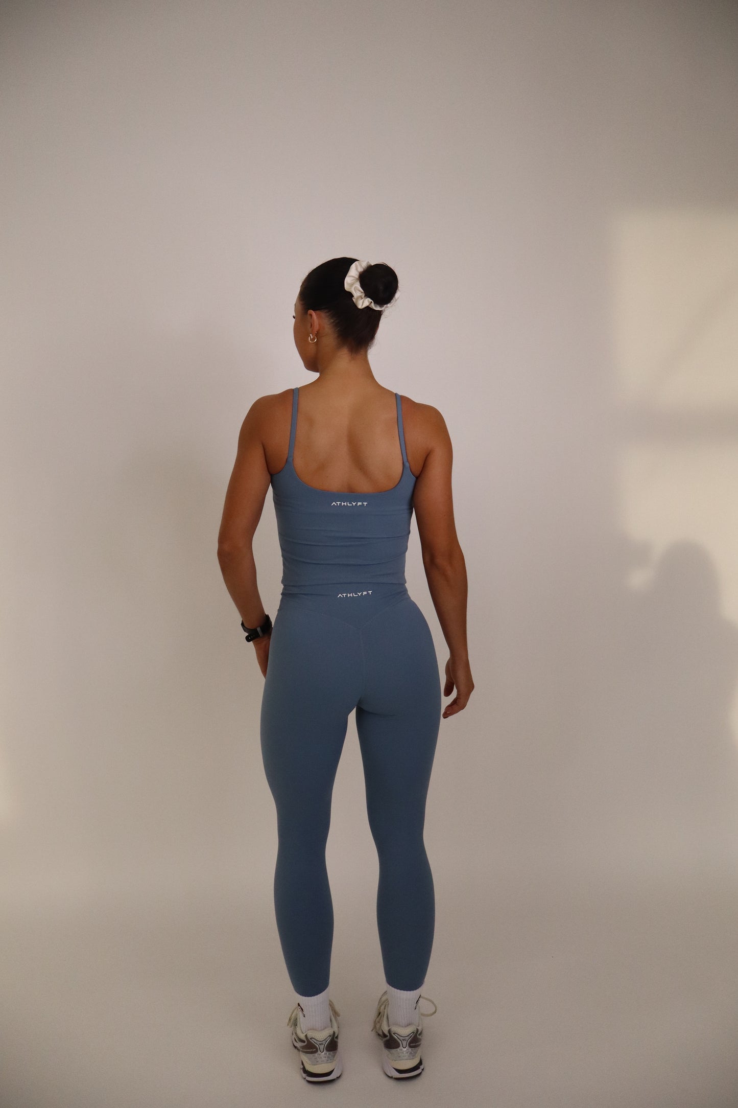 Cloudflow Leggings - Steel Blue