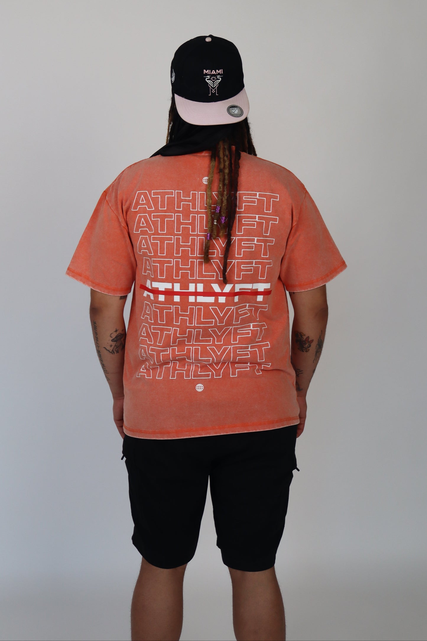 The Stonewash Oversize Tee - Burnt Orange