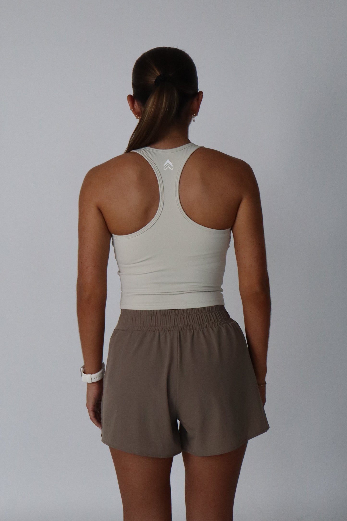 Hybrid Double Layer Shorts - Mushroom