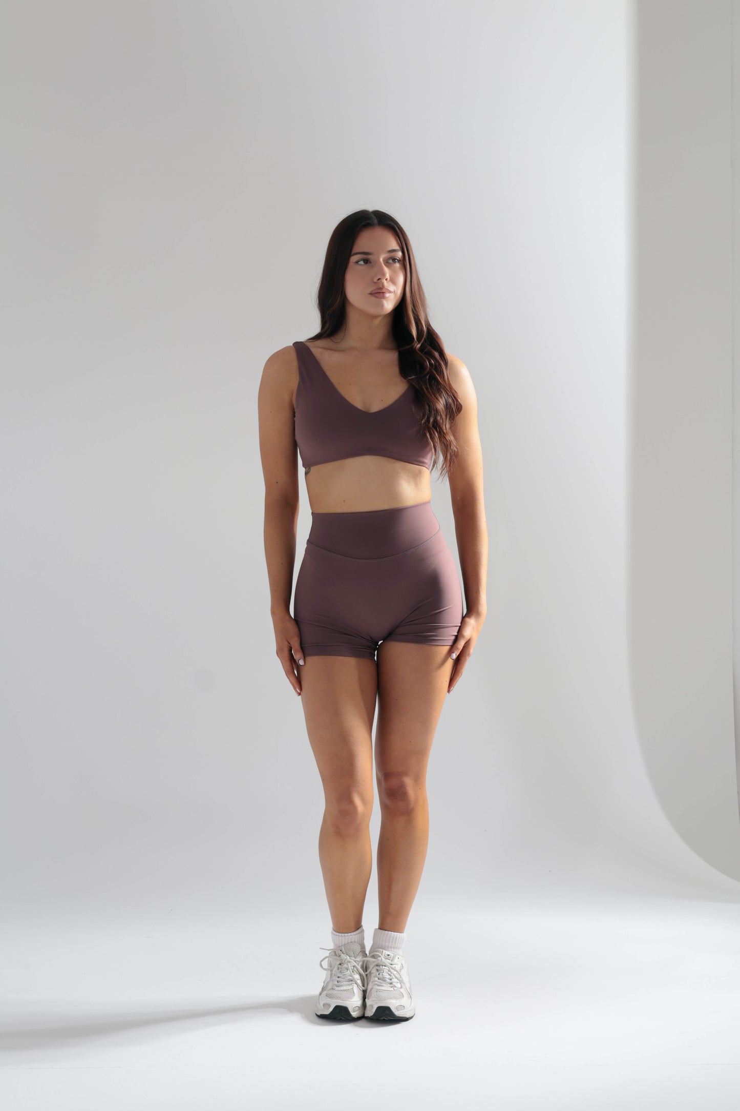 Cloudflow Low Back Bra - Deep Mauve