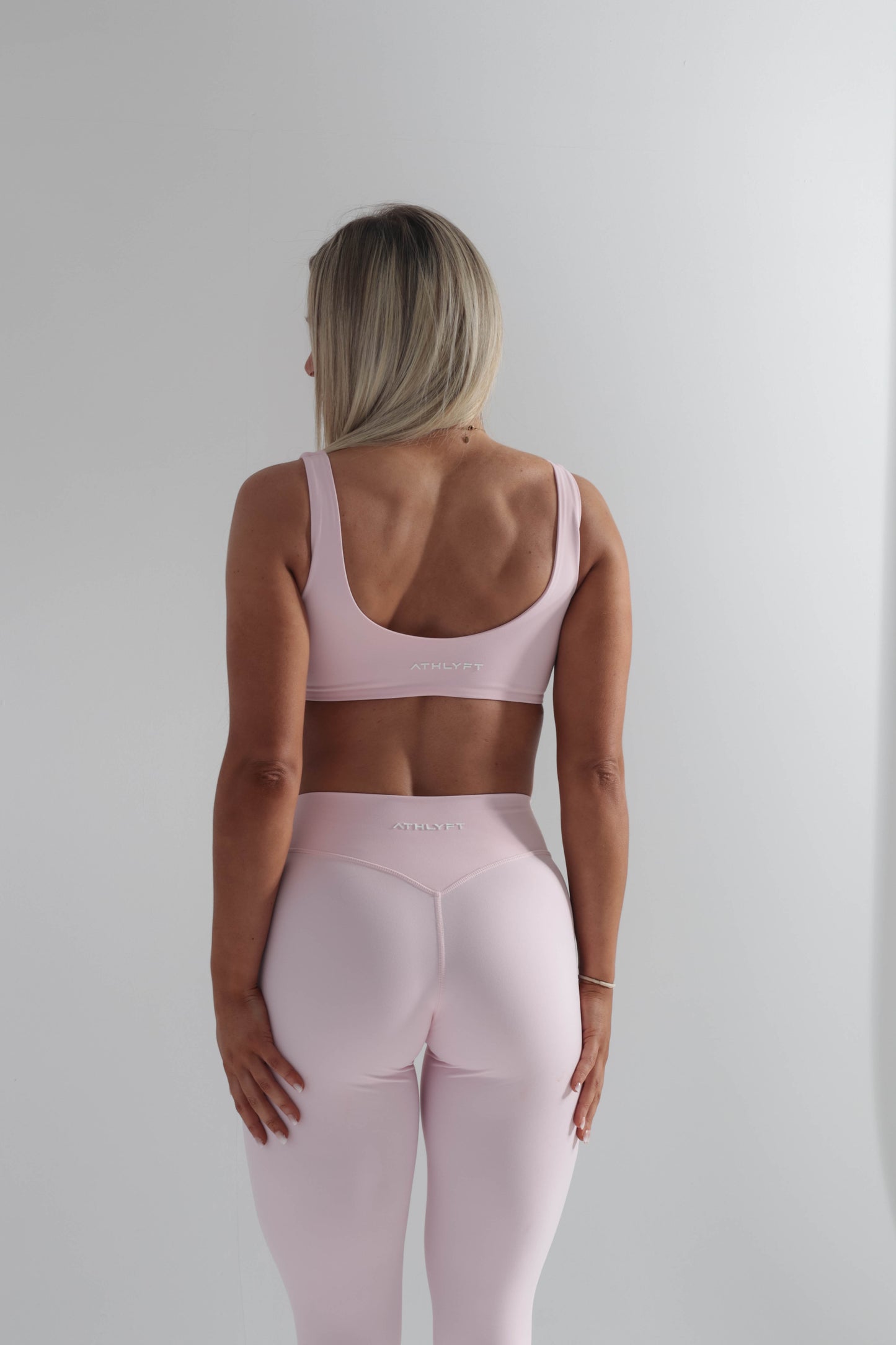 Cloudflow Low Back Bra - Baby Pink