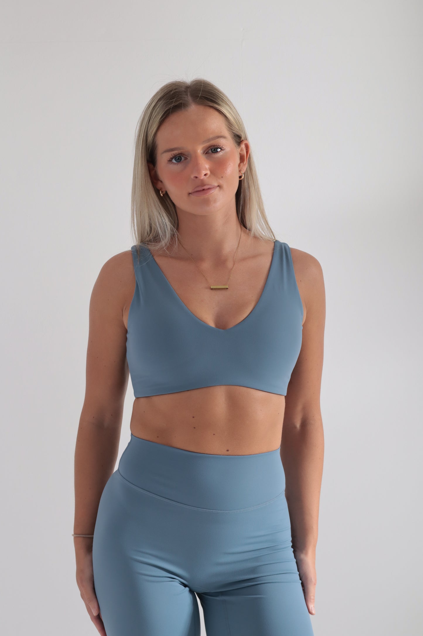 Cloudflow Leggings - Steel Blue