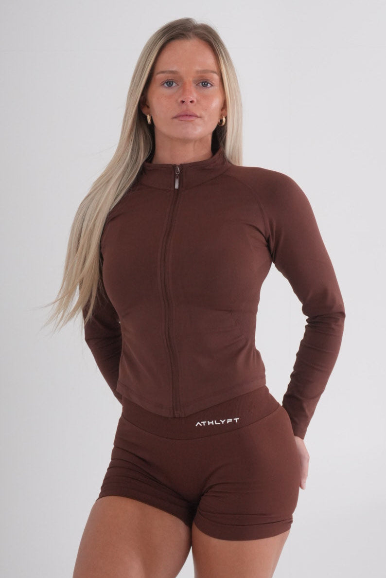 Core Zip Jacket - Cocoa