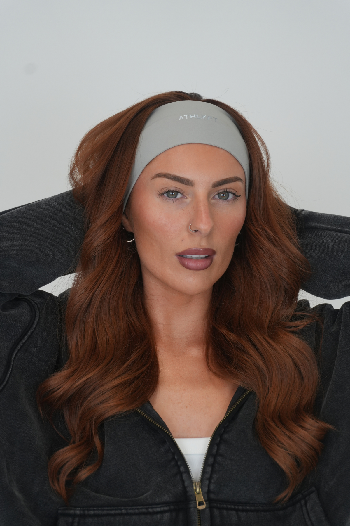 Everyday Wide Headband - Ice Grey