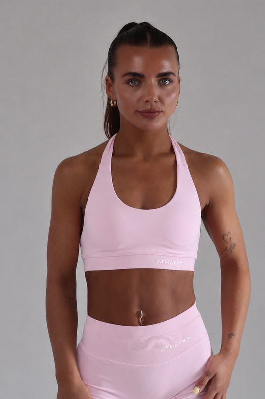 Core Halter Bra - Petal