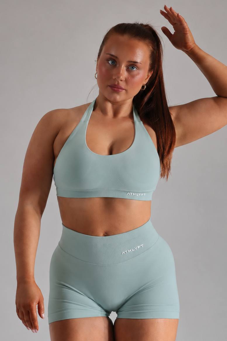 Core Halter Bra - Aura