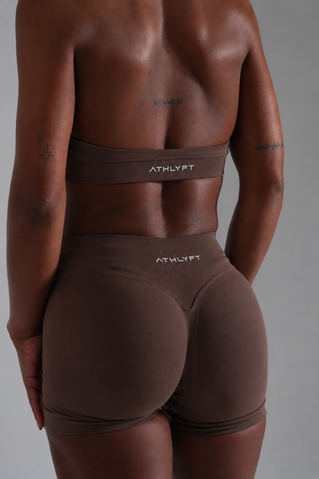 Core Halter Bra - Cocoa