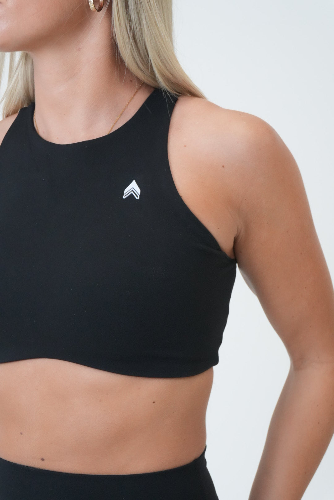 ATHLYFT x Cli's Secret High Neck Bra - True Black