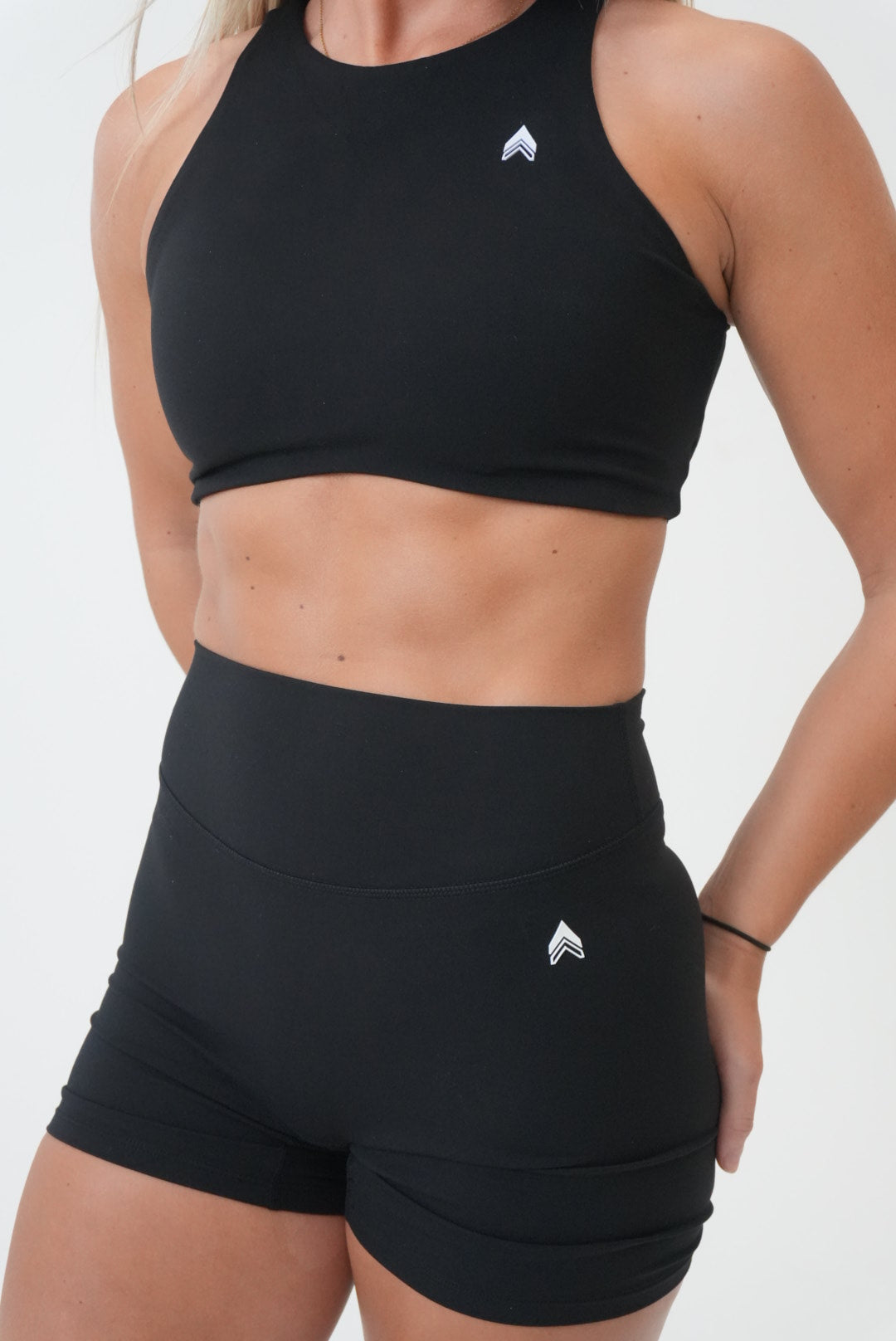 ATHLYFT x Cli's Secret High Neck Bra - True Black
