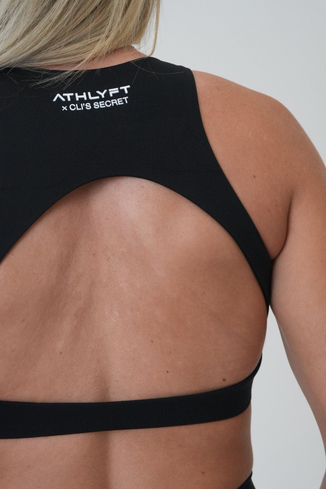 ATHLYFT x Cli's Secret High Neck Bra - True Black