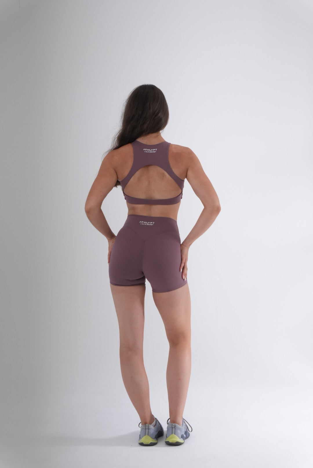 ATHLYFT x Cli's Secret High Neck Bra - Rosewood