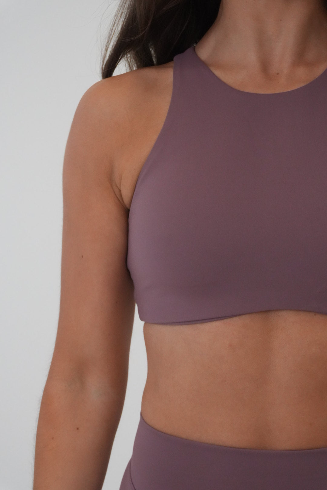 ATHLYFT x Cli's Secret High Neck Bra - Rosewood