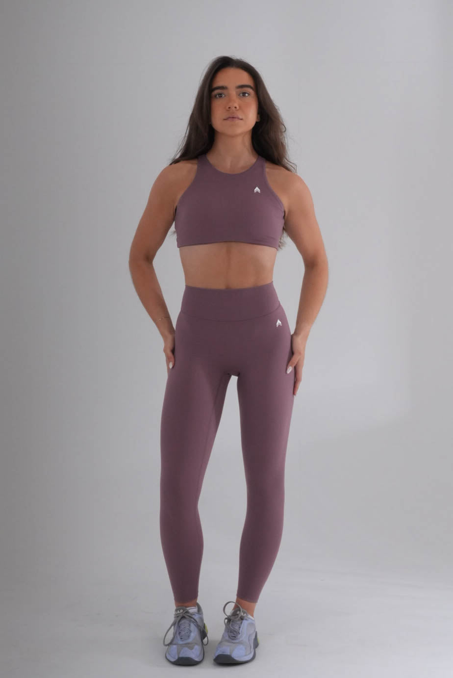ATHLYFT x Cli's Secret High Neck Bra - Rosewood