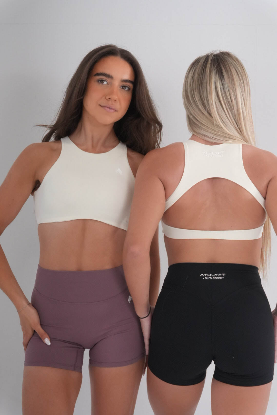 ATHLYFT x Cli's Secret High Neck Bra - Soft Ivory