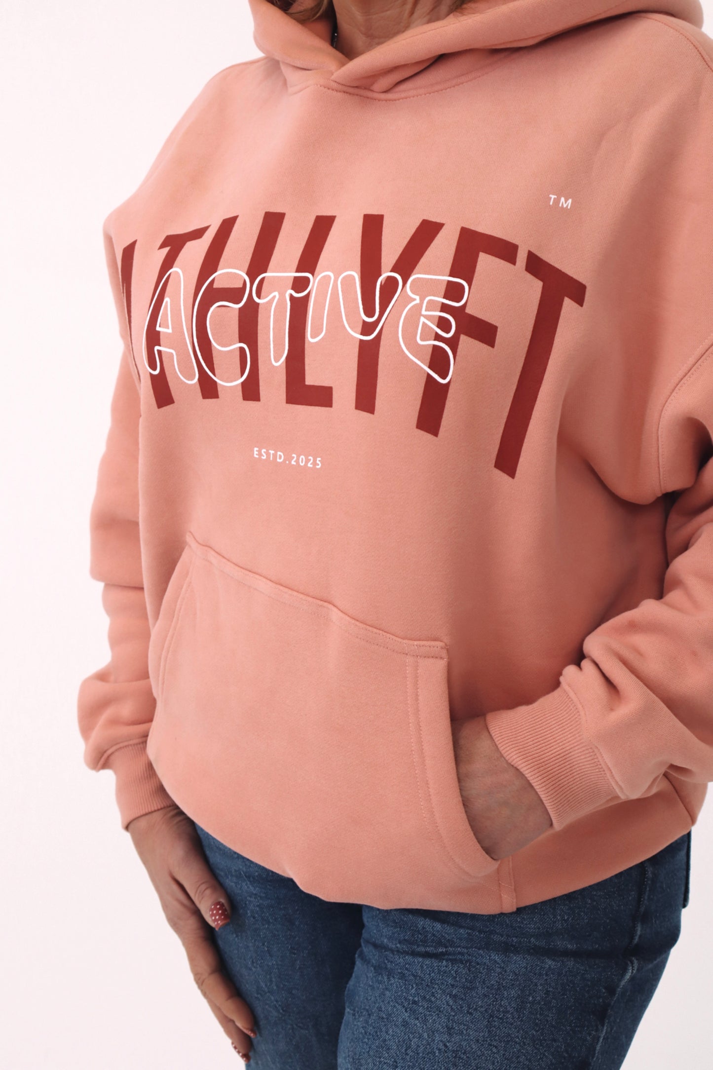Limited Edition Mid-Weight Oversized Hoodie - Soft Rose