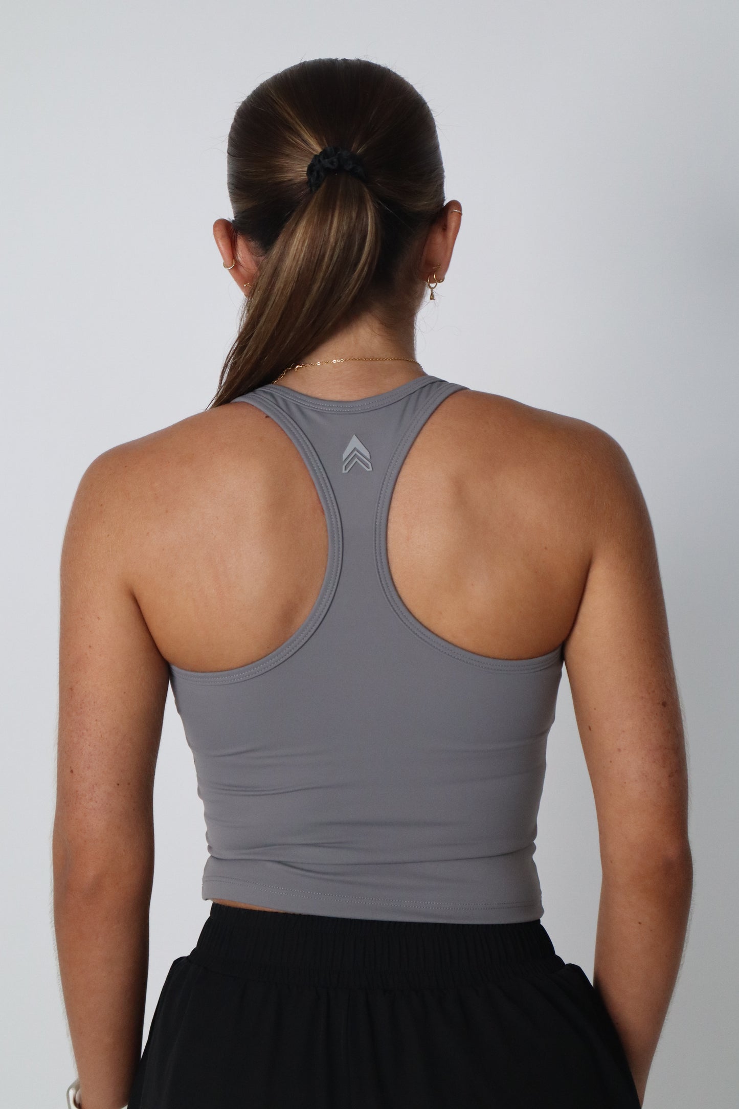 Racer Back Tank - Ash