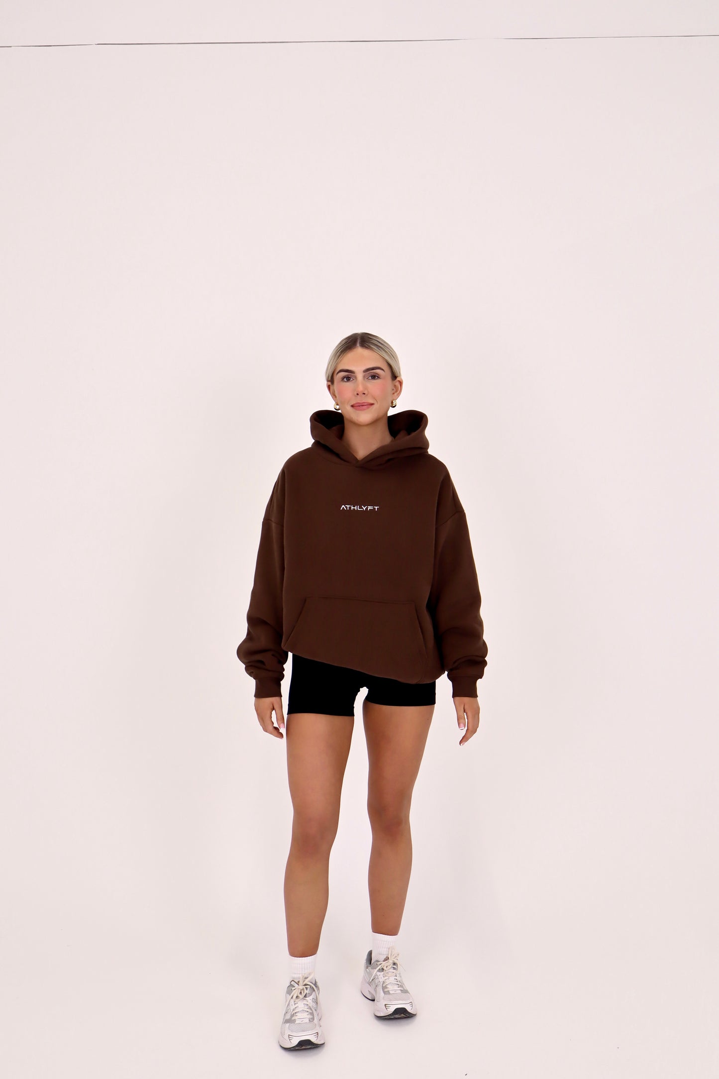 Oversized Heavyweight Hoodie - Chocolate brown