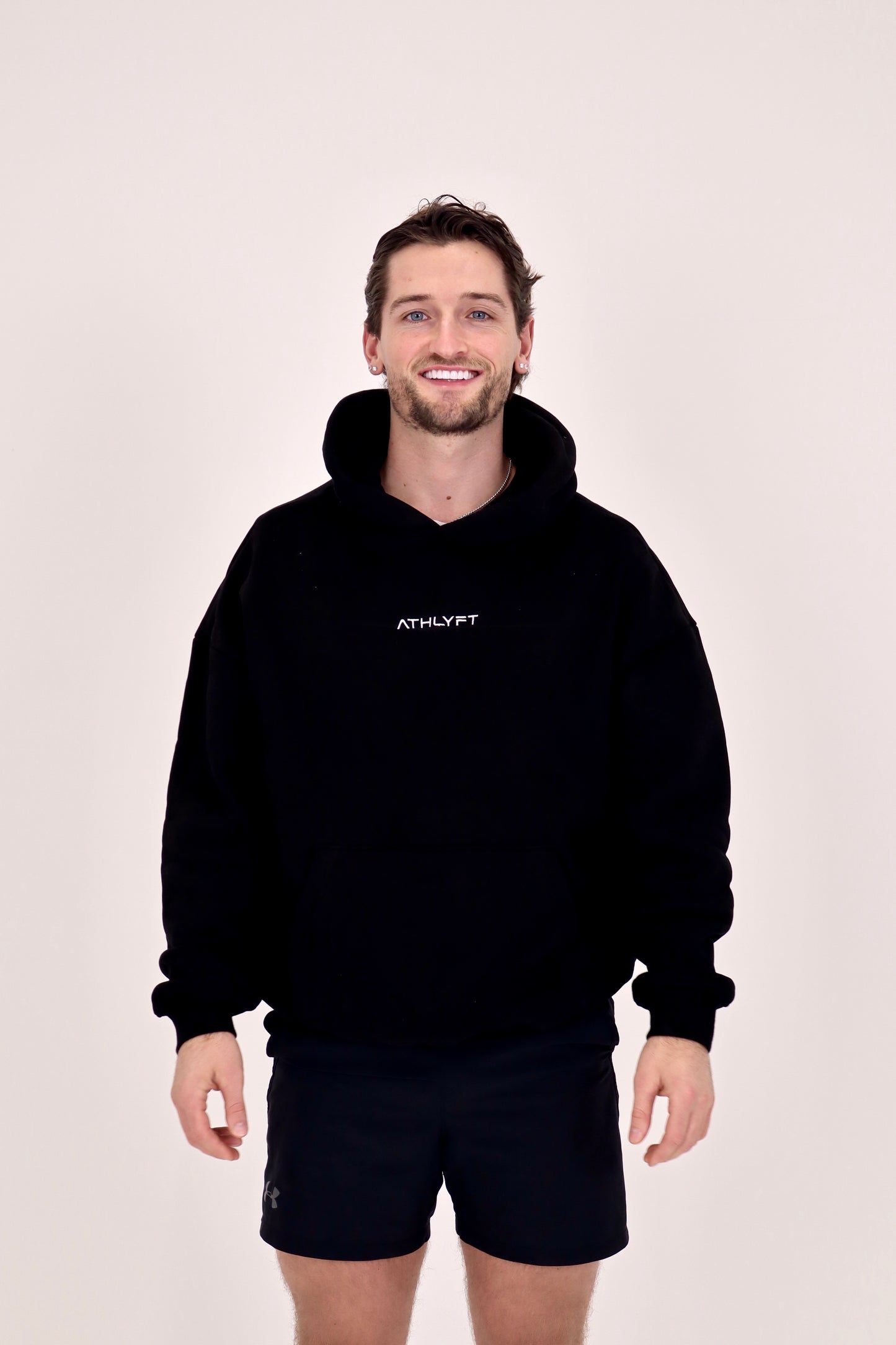 Oversized Heavyweight Hoodie - Black