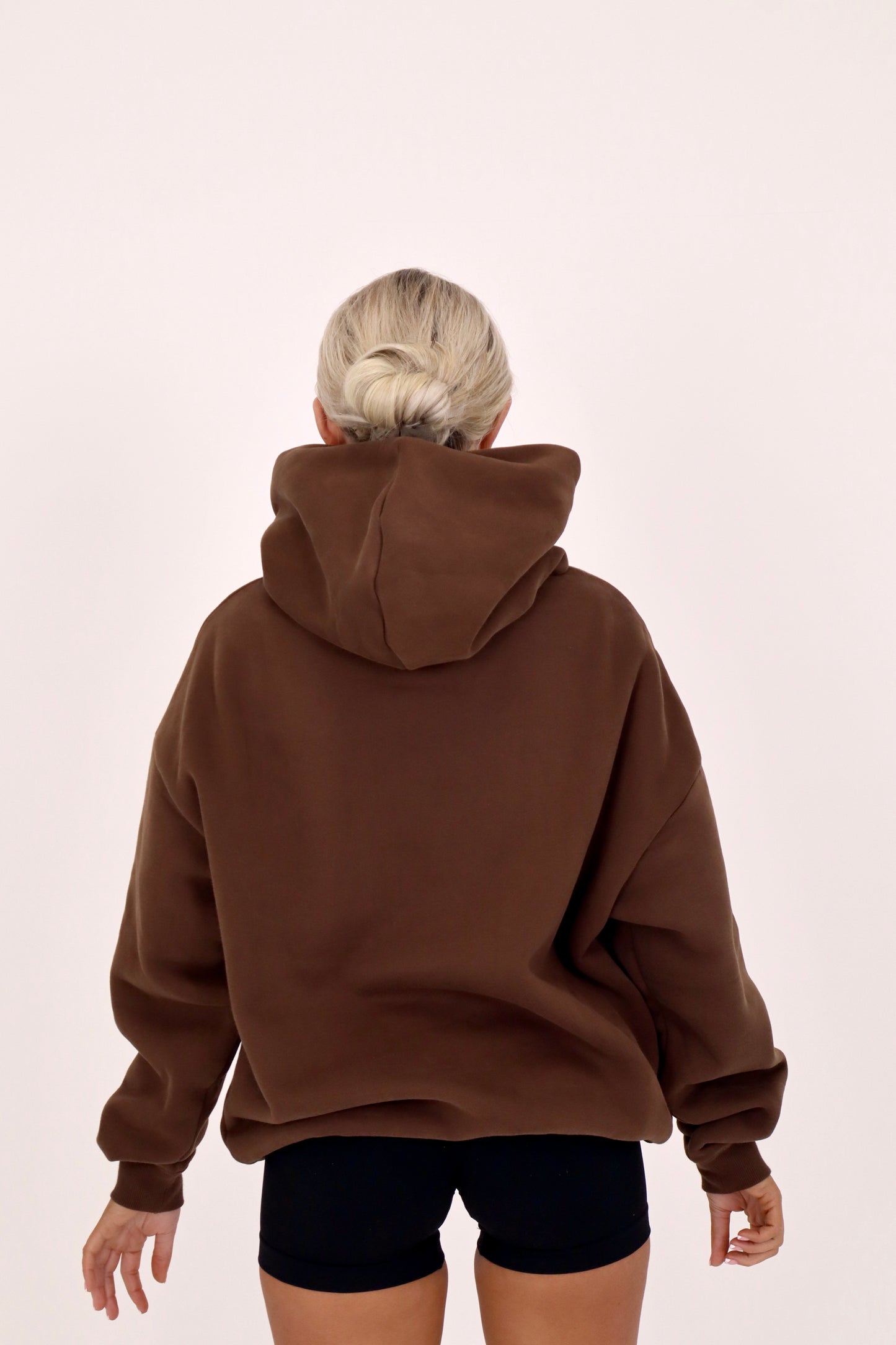 Oversized Heavyweight Hoodie - Chocolate brown