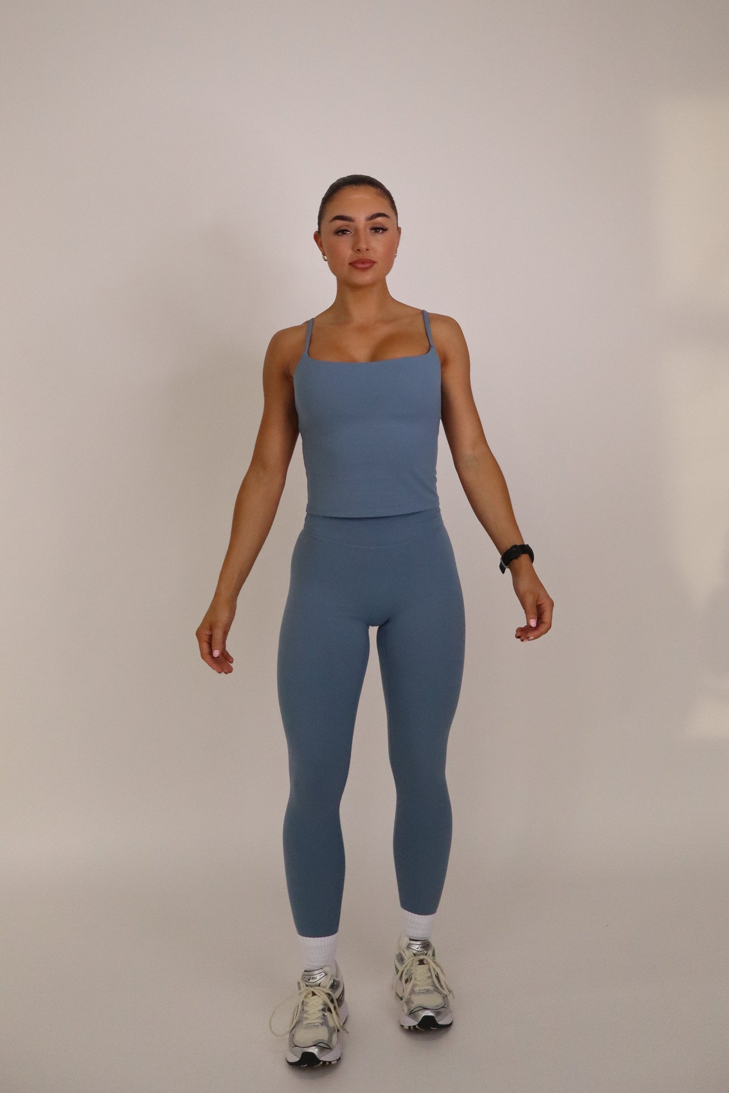 Cloudflow Leggings - Steel Blue