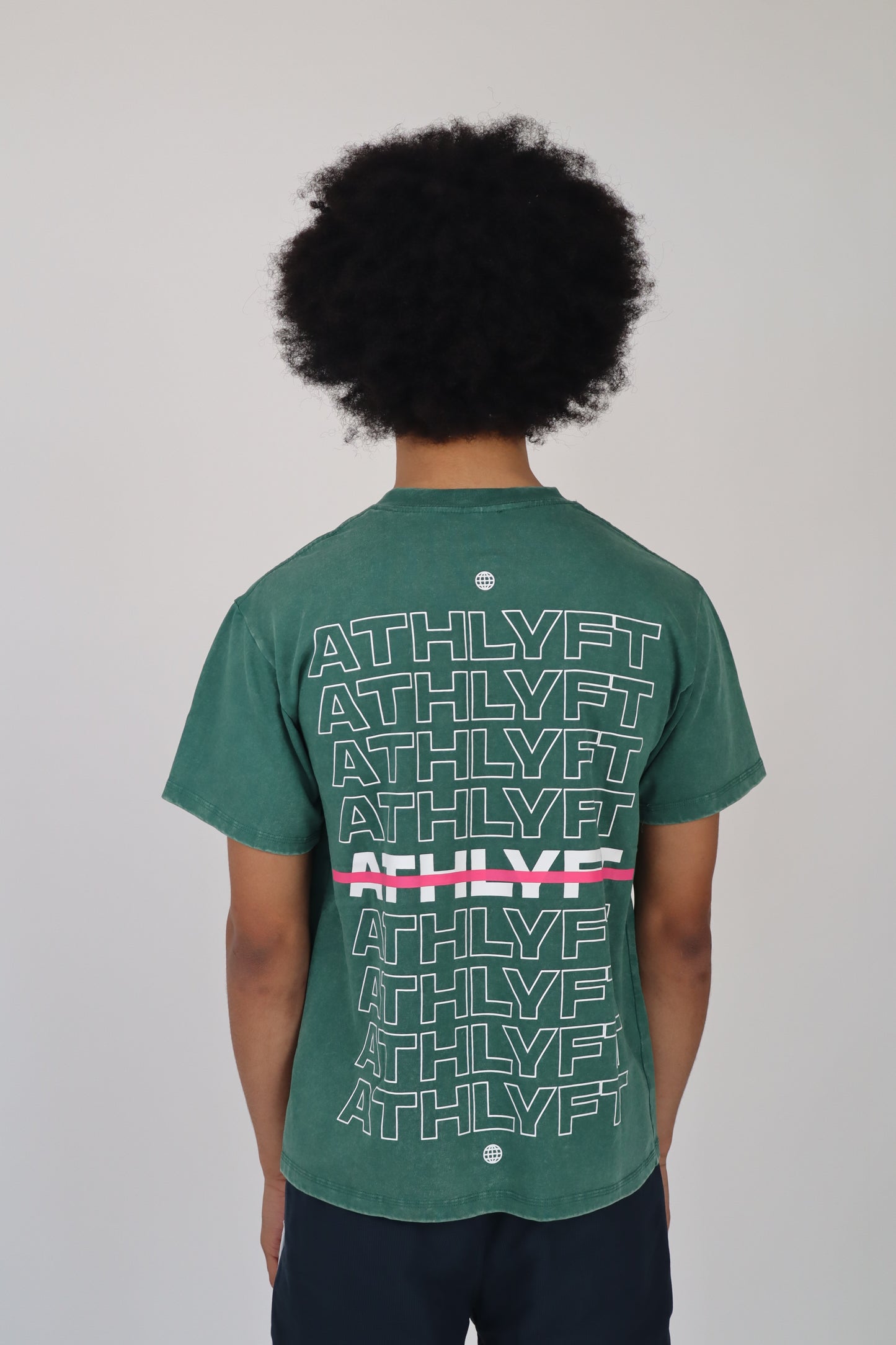 The Stonewash Oversize Tee - Forest Green