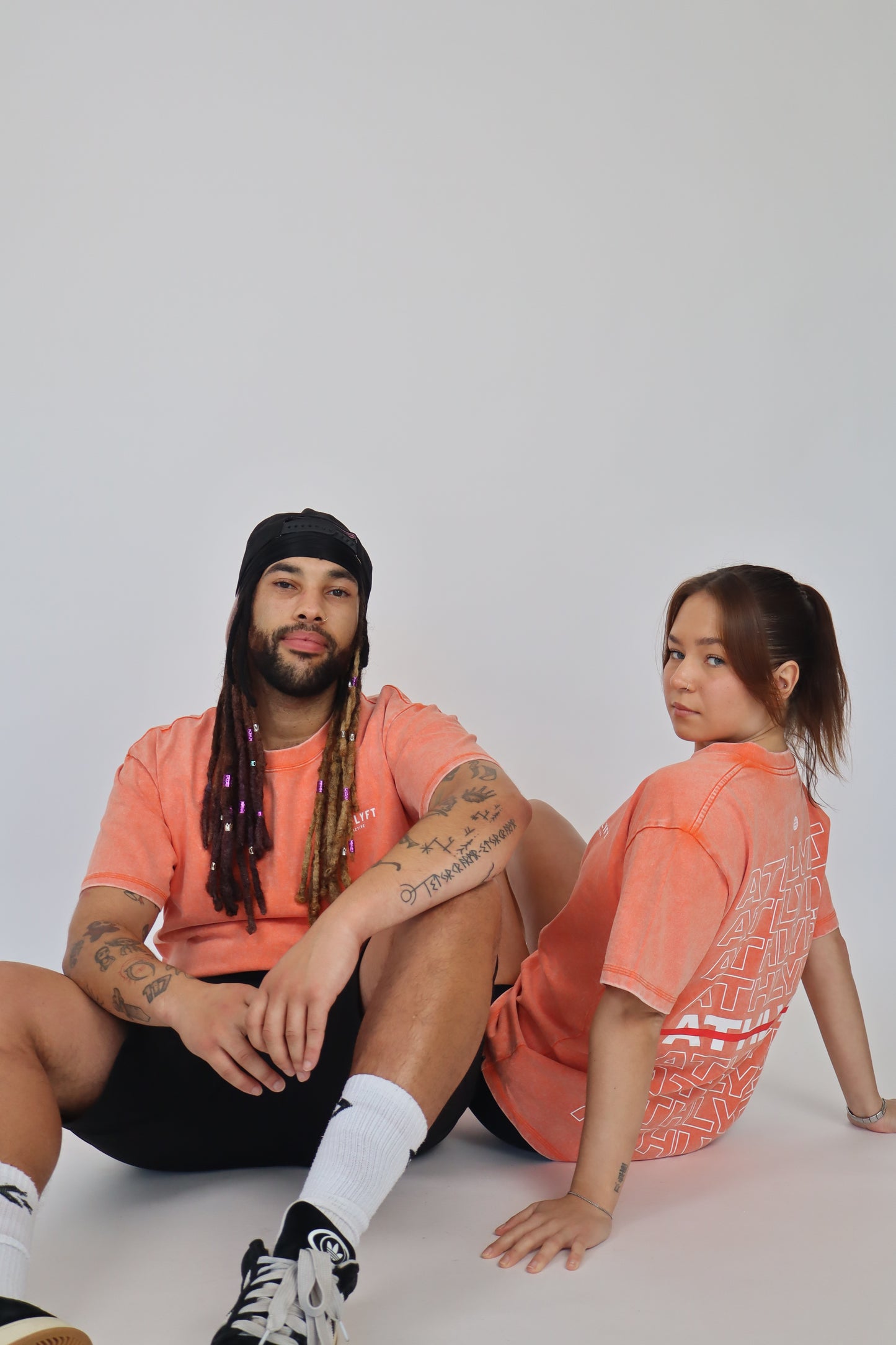 The Stonewash Oversize Tee - Burnt Orange