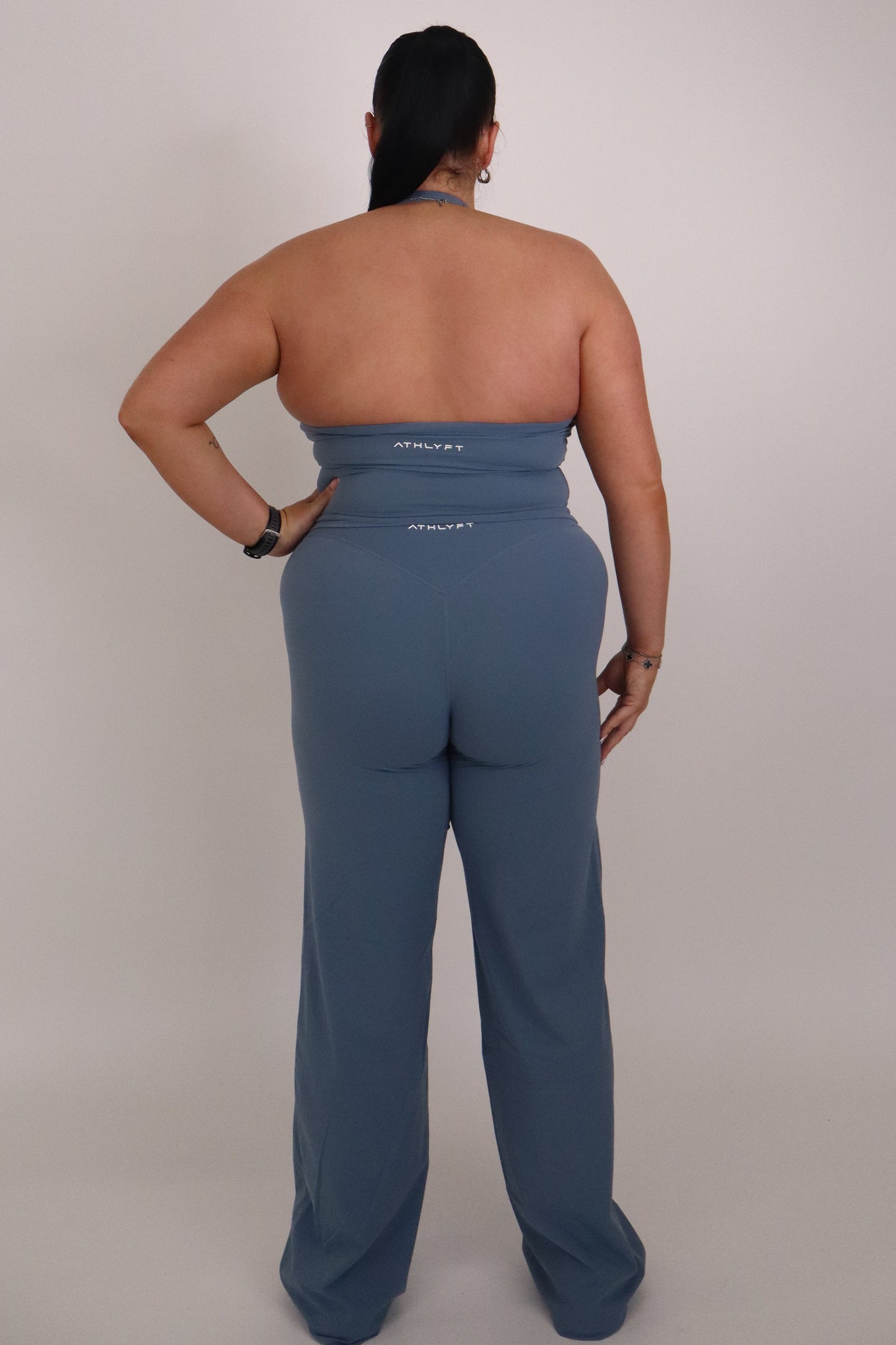 Cloudflow Halter Vest - Steel Blue