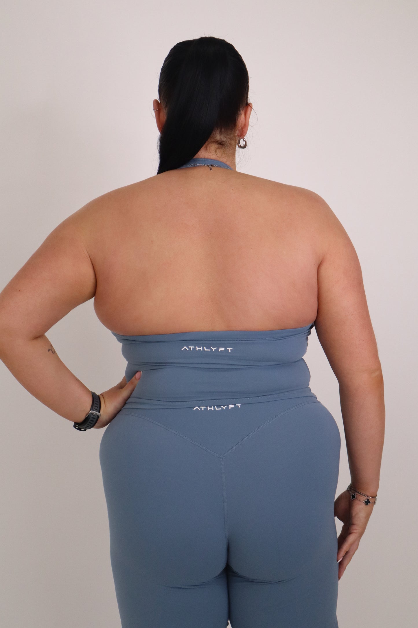 Cloudflow Halter Vest - Steel Blue