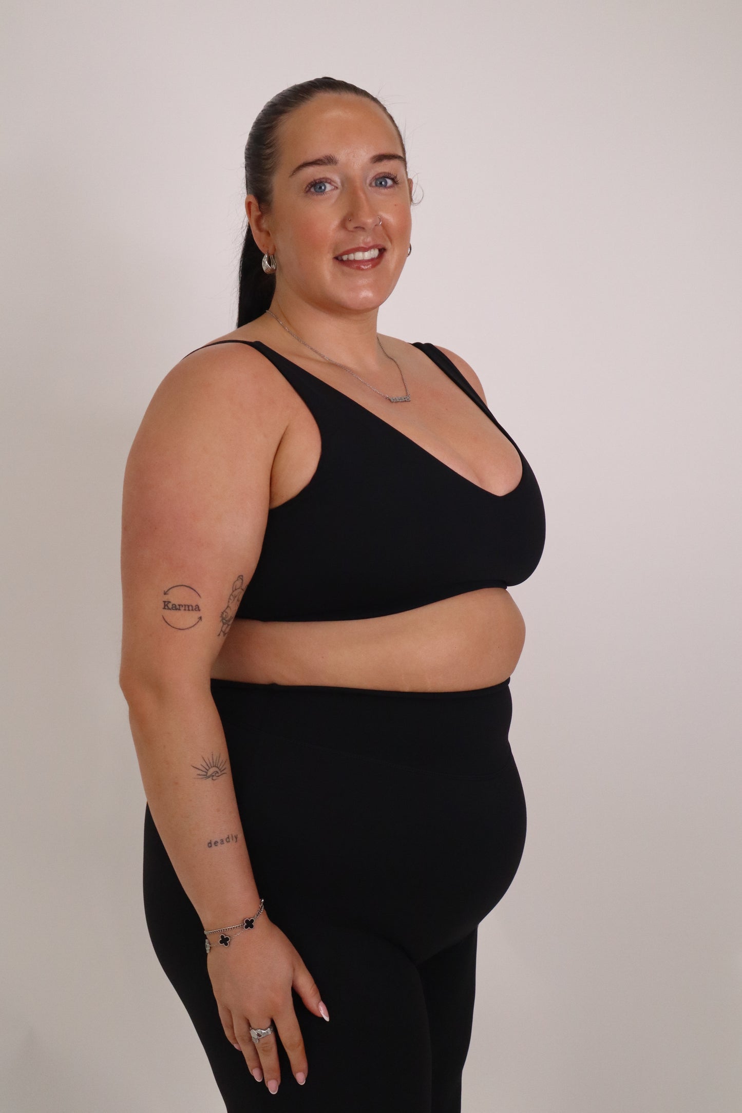 Cloudflow Straight Leg Bottoms - True Black