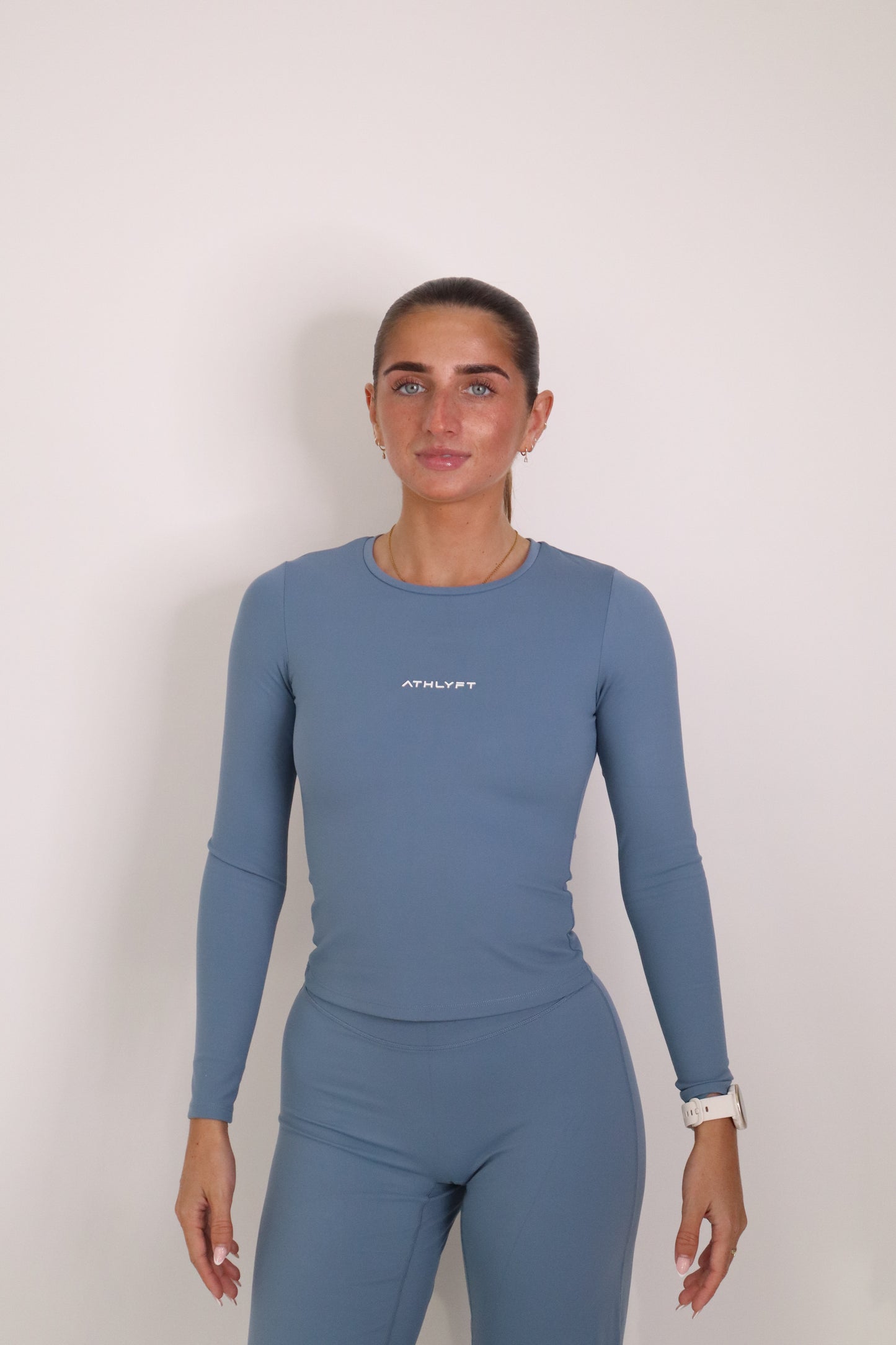 Cloudflow Long Sleeve Top - Steel Blue