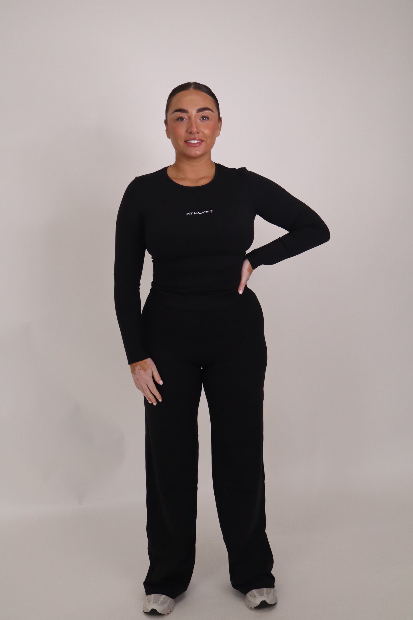 Cloudflow Long Sleeve Top - True Black