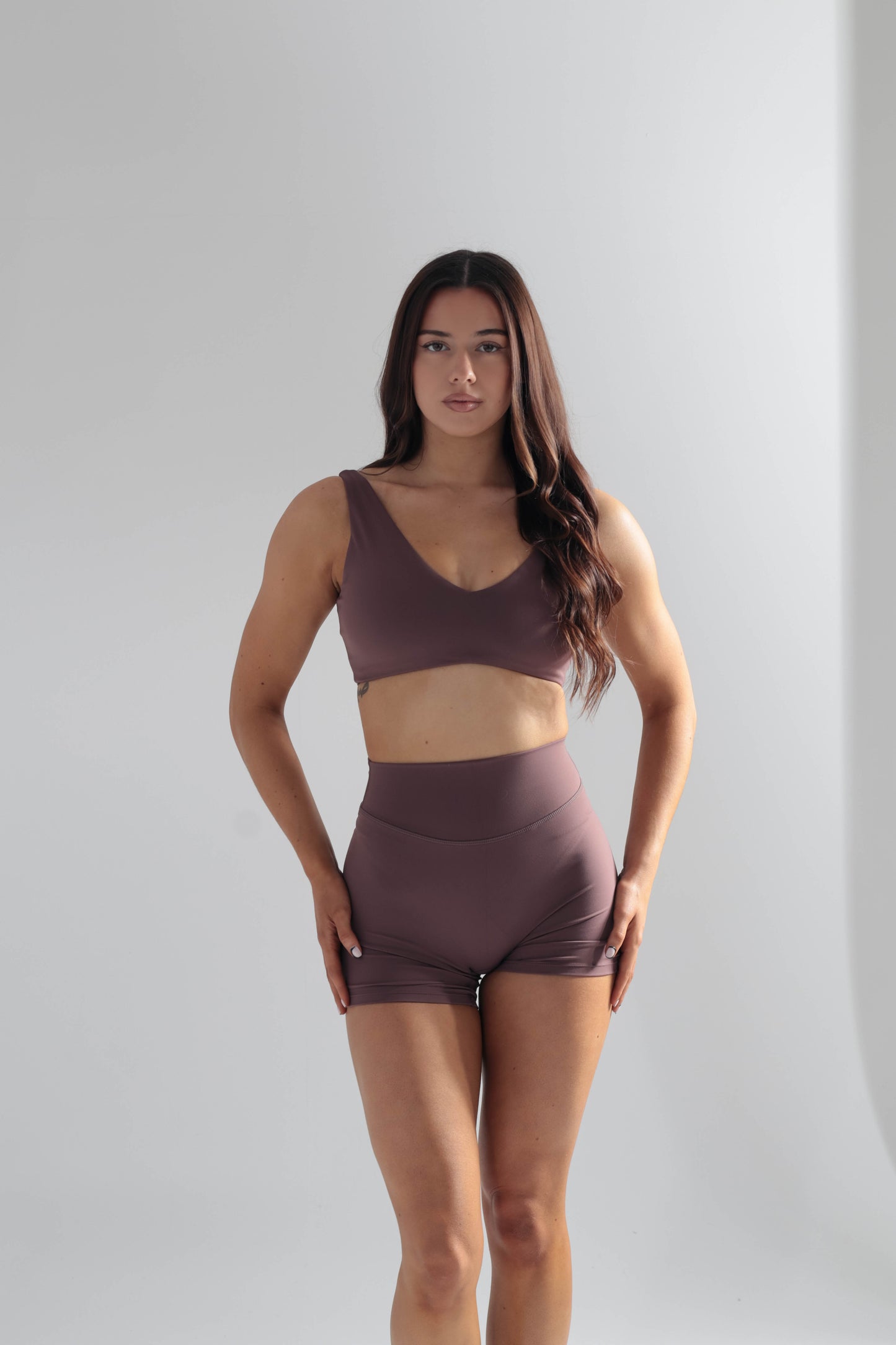 Cloudflow Low Back Bra - Deep Mauve