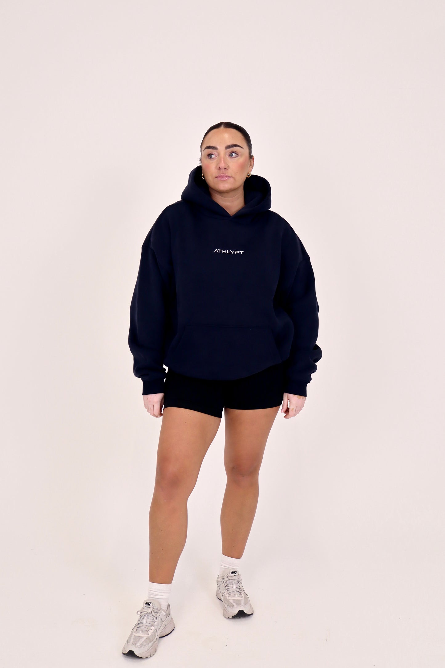 Oversized Heavyweight Hoodie - Midnight Navy