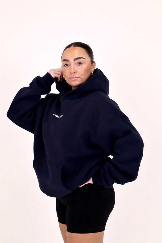 Oversized Heavyweight Hoodie - Midnight Navy