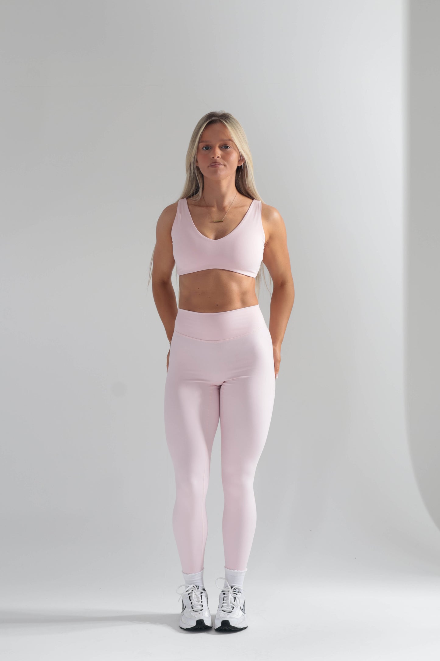 Cloudflow Low Back Bra - Baby Pink