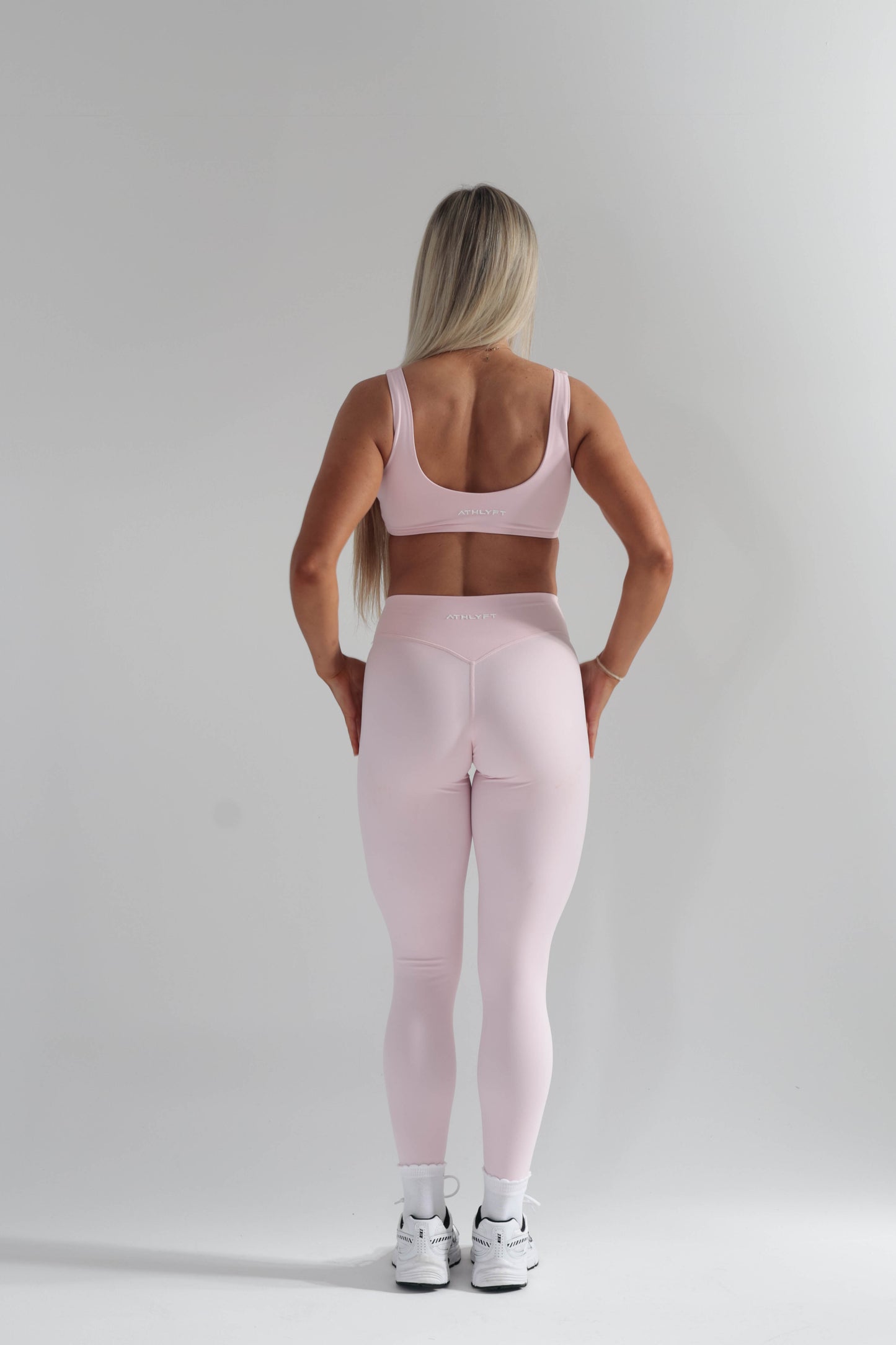 Cloudflow Low Back Bra - Baby Pink
