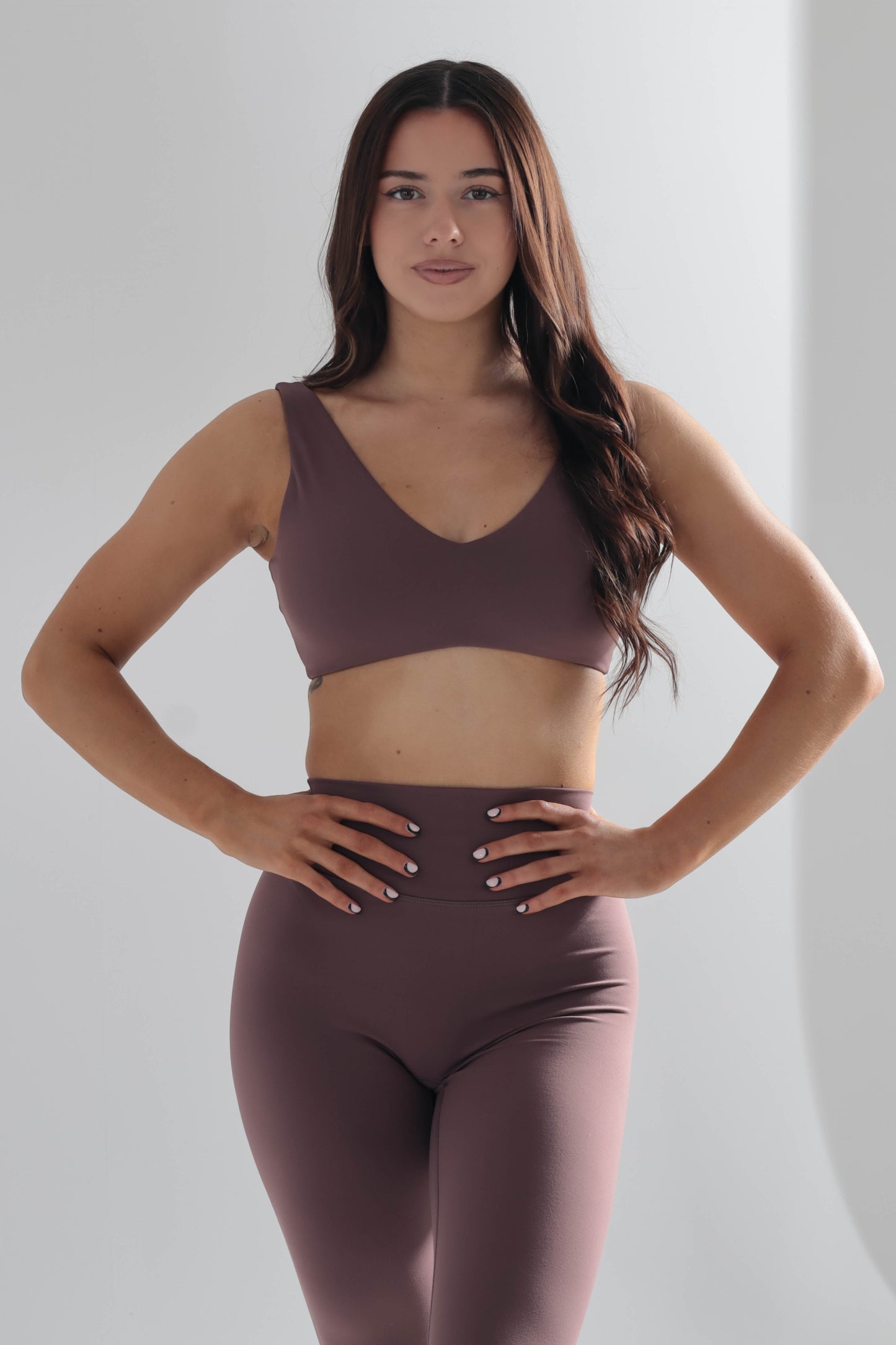 Cloudflow Leggings - Deep Mauve