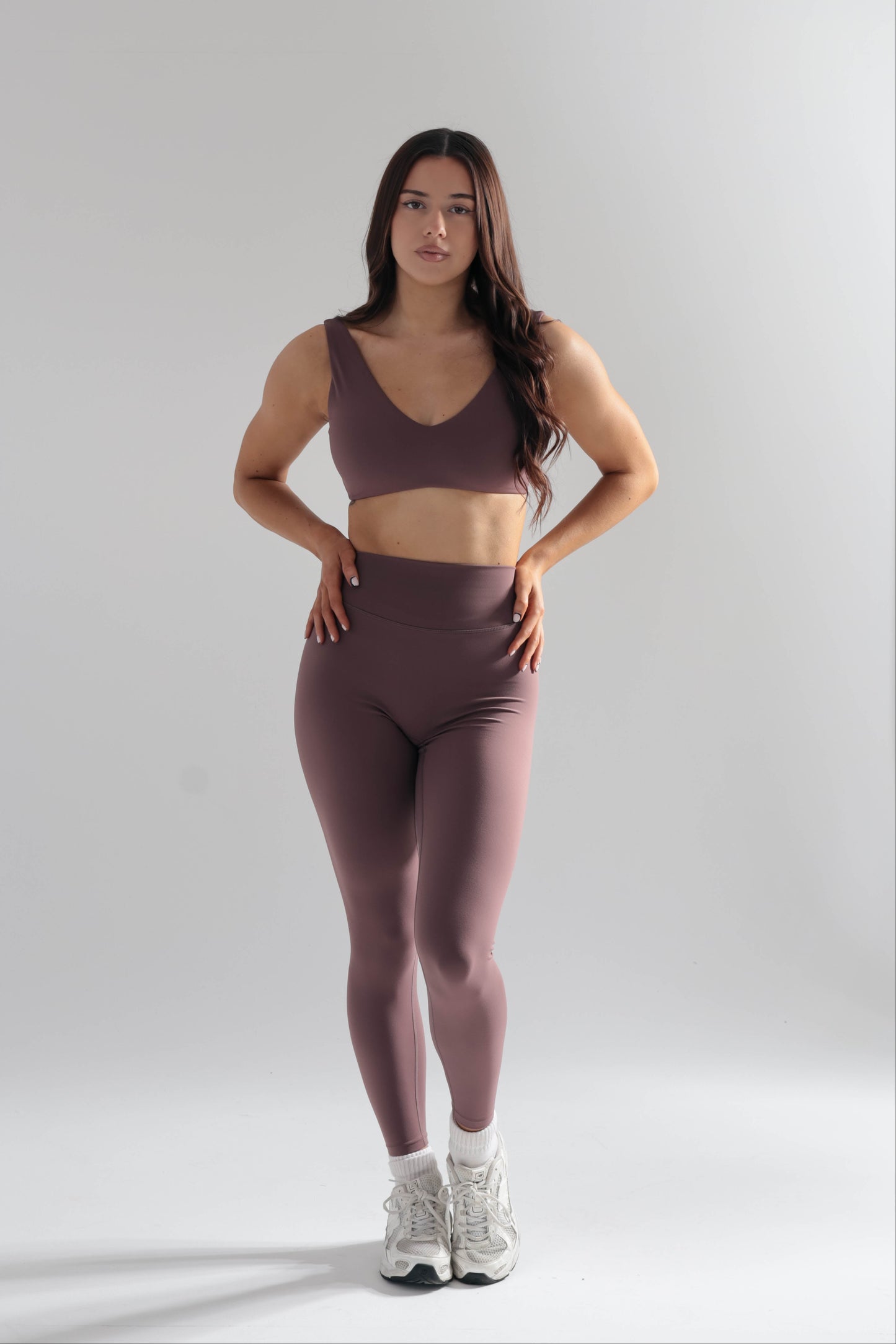 Cloudflow Leggings - Deep Mauve