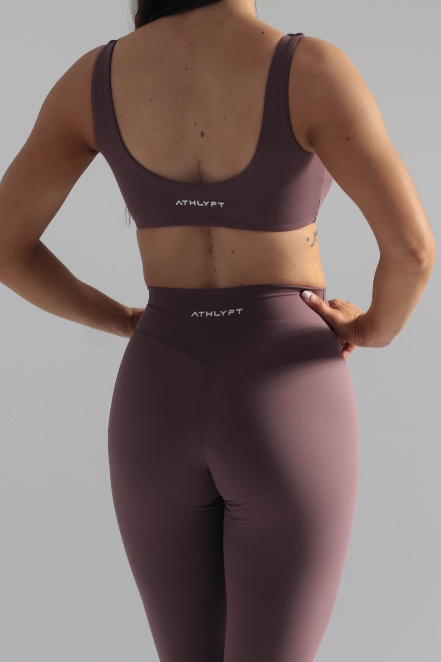 Cloudflow Leggings - Deep Mauve