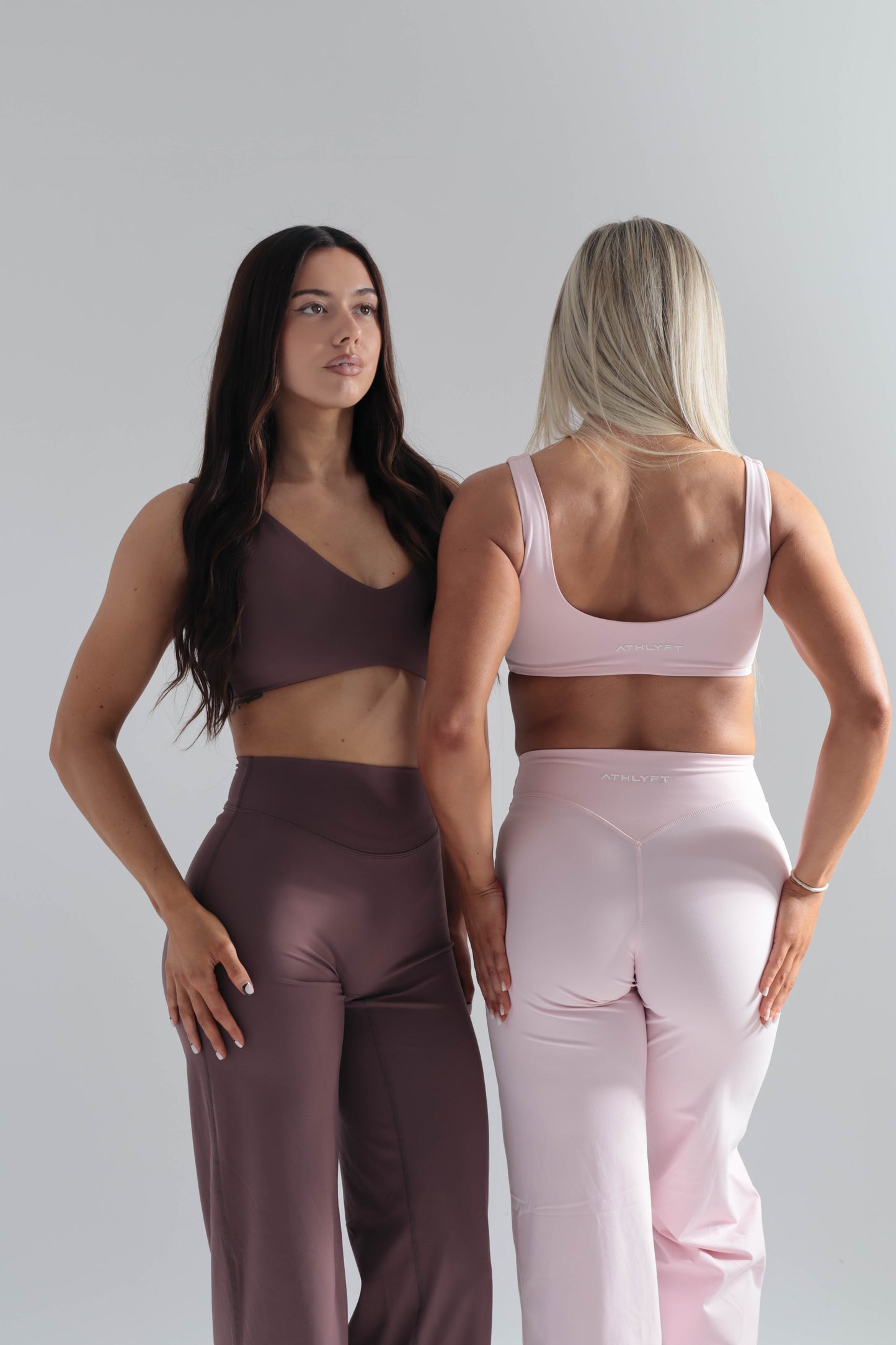 Cloudflow Straight Leg Bottoms -  Deep Mauve