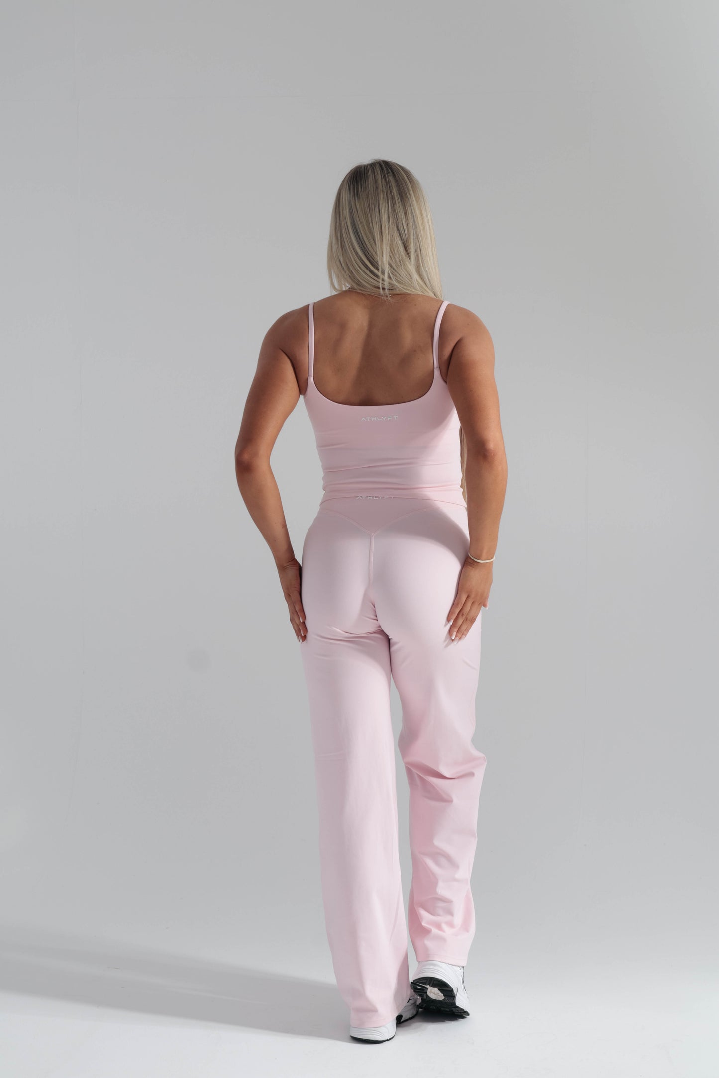Cloudflow Straight Leg Bottoms - Baby Pink