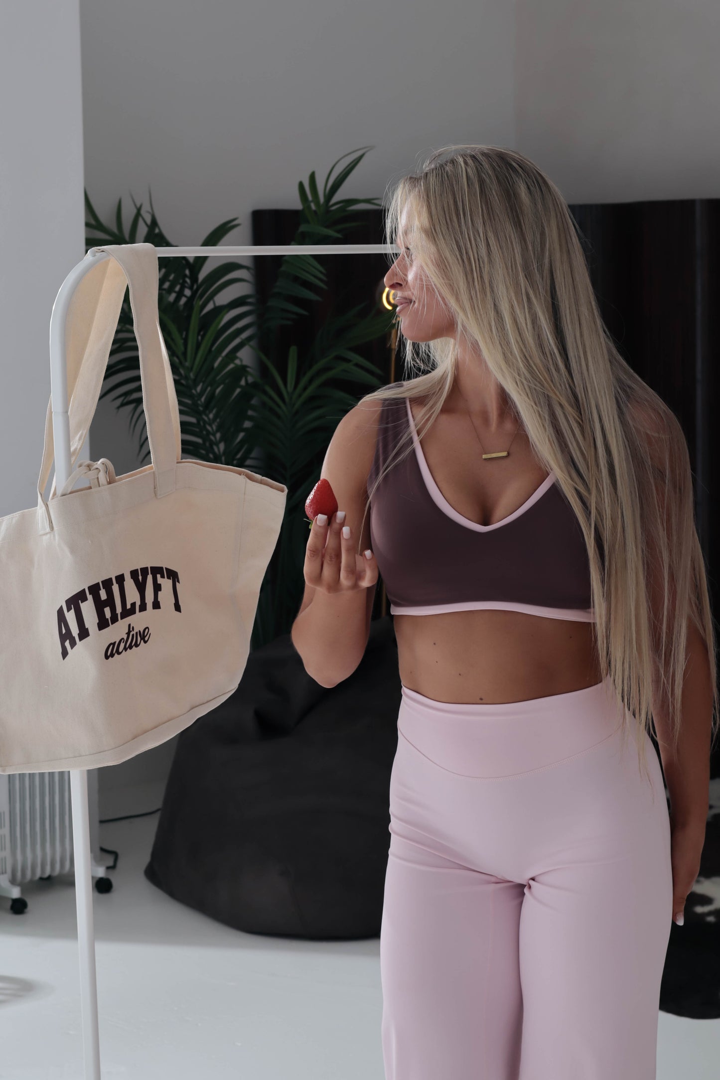Cloudflow Straight Leg Bottoms - Baby Pink