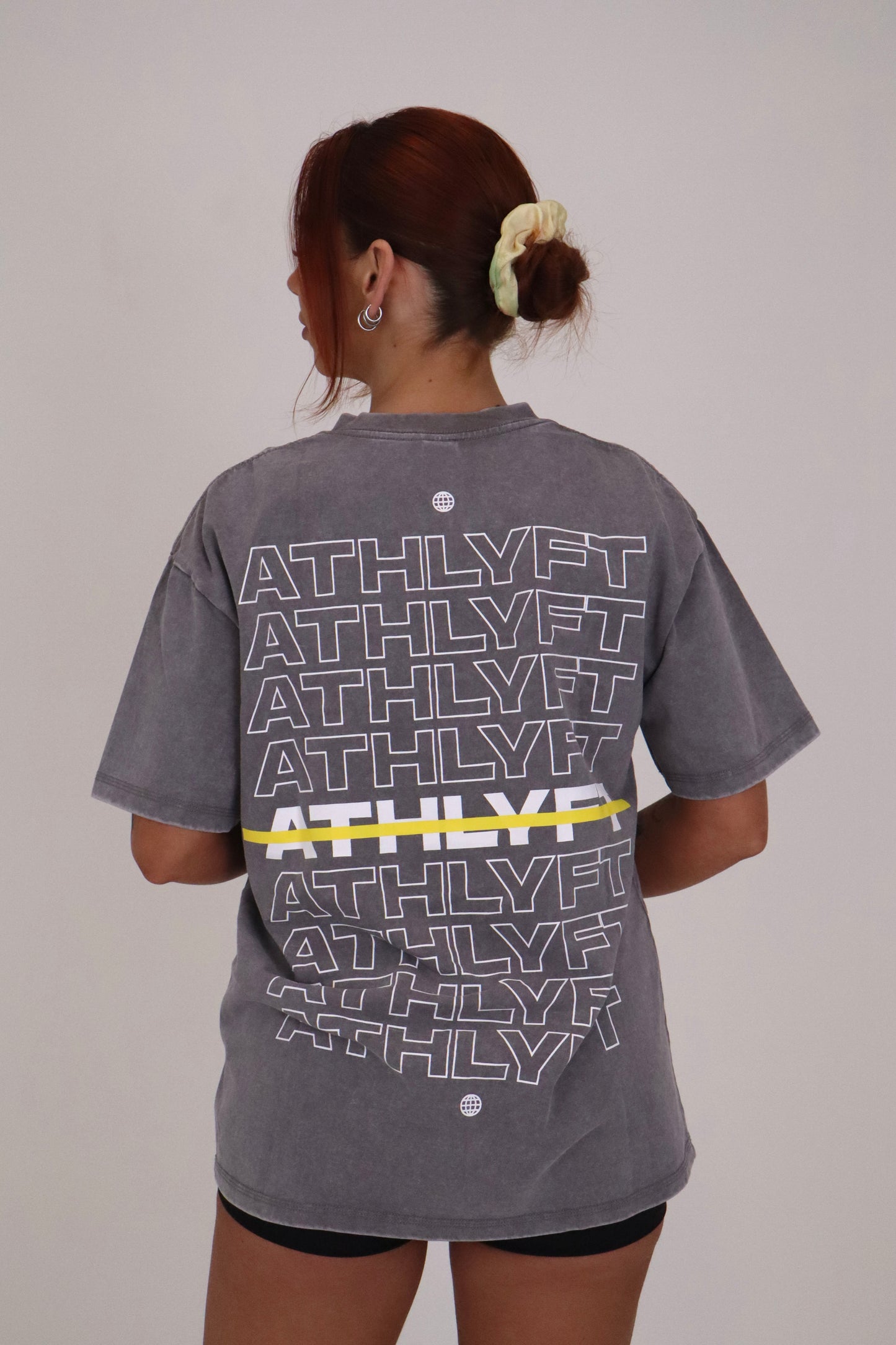 The Stonewash Oversize Tee - Light Grey